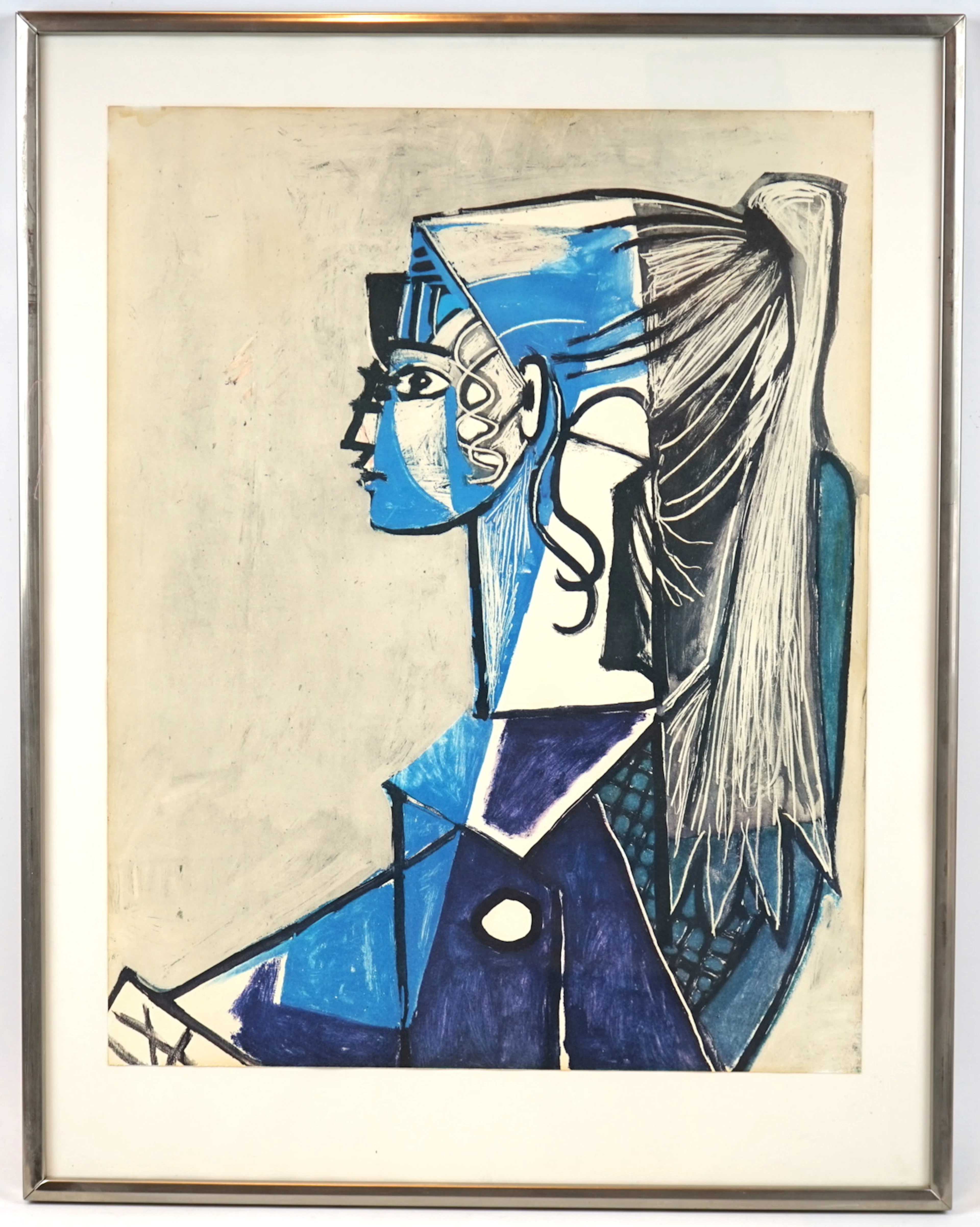 Pablo Picasso, post-impression, « Portrait de Jeune Femme (XIII) ».