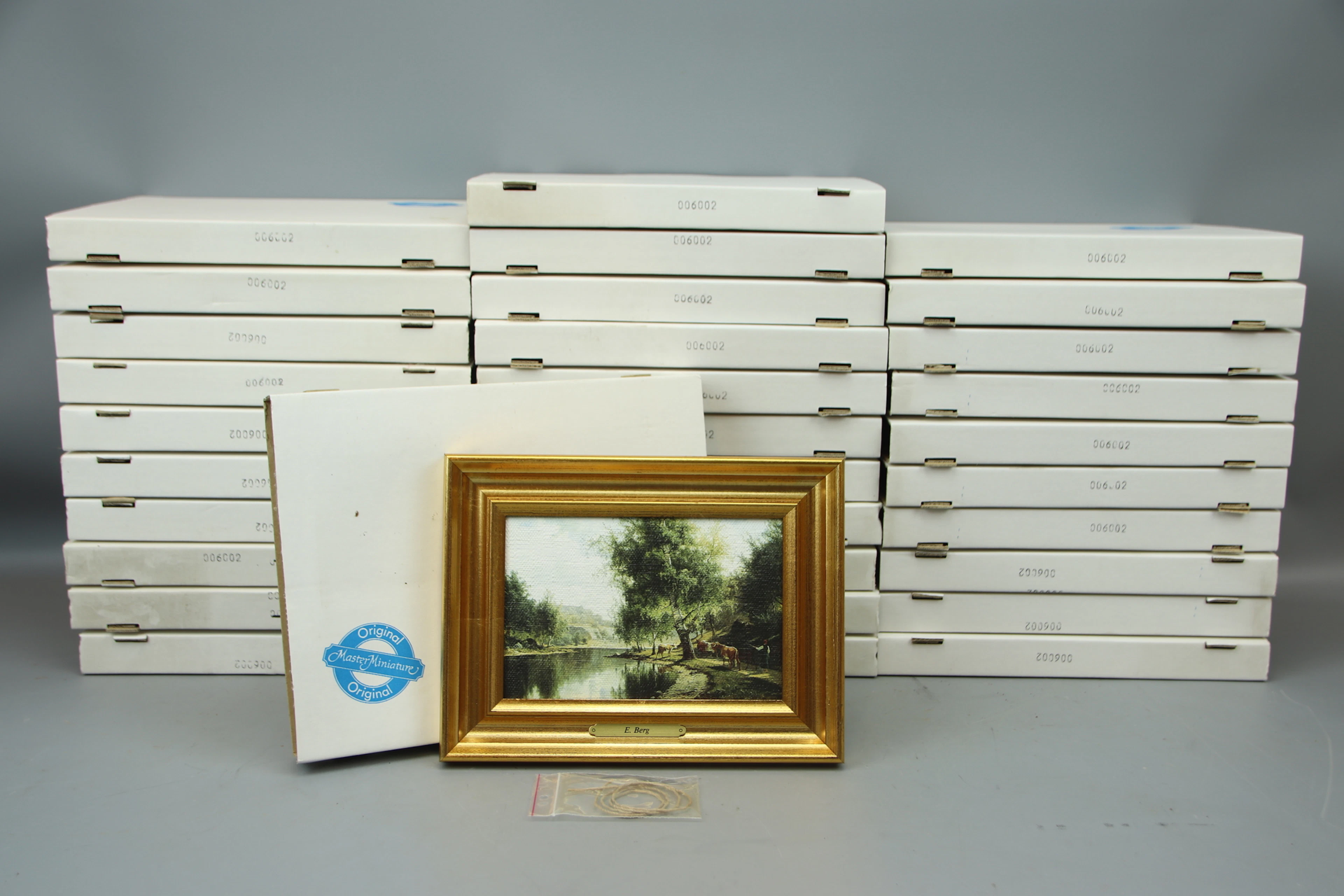 Edvard Berg, print on canvas, 33 pcs, Master Miniature Original.