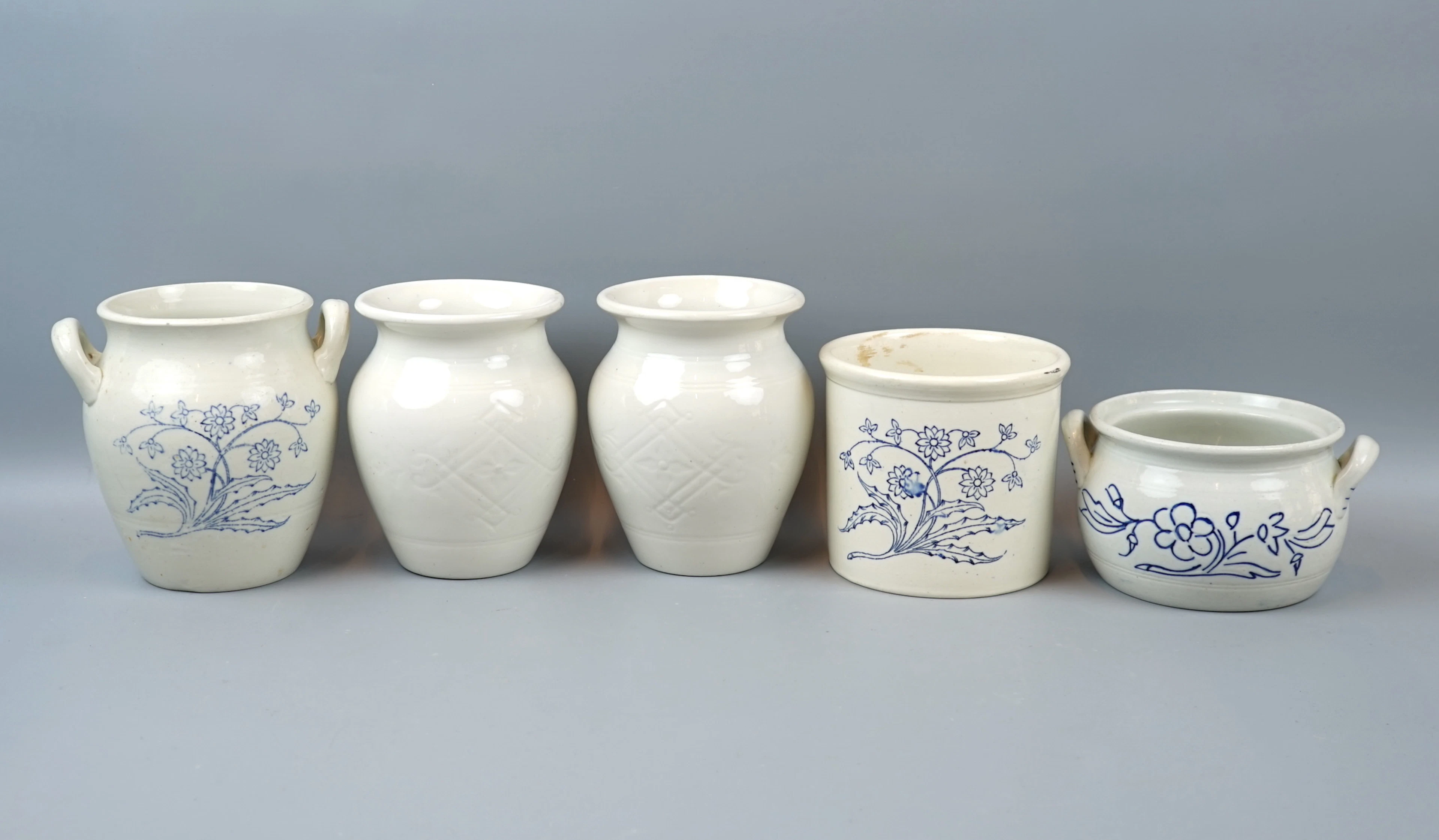 Tasses, 5 pièces, céramique, y compris Rörstrand.