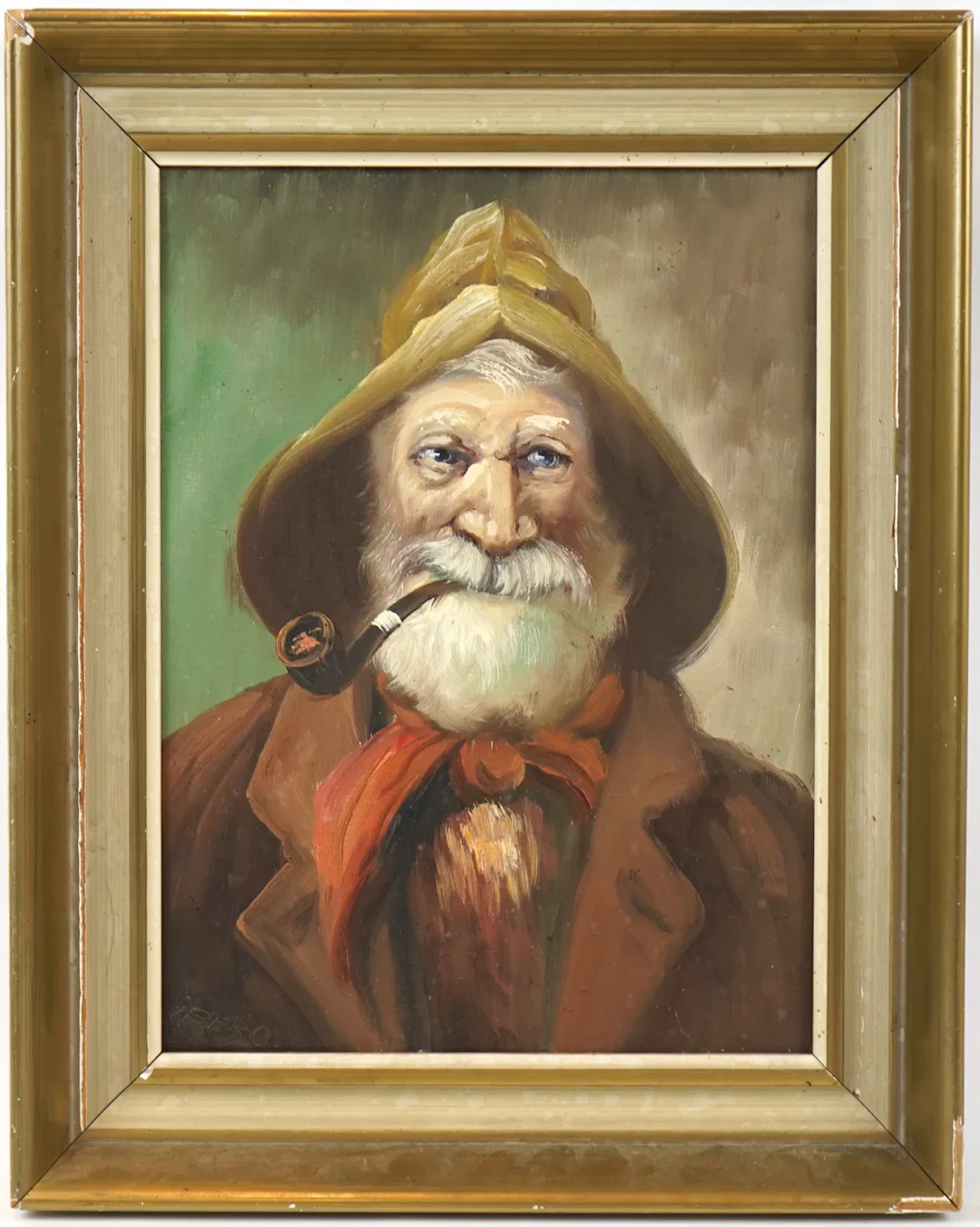 Artista non identificato, olio su tela, firmato.
