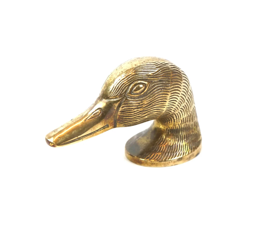 Apribottiglie, ottone, modello Ducky.