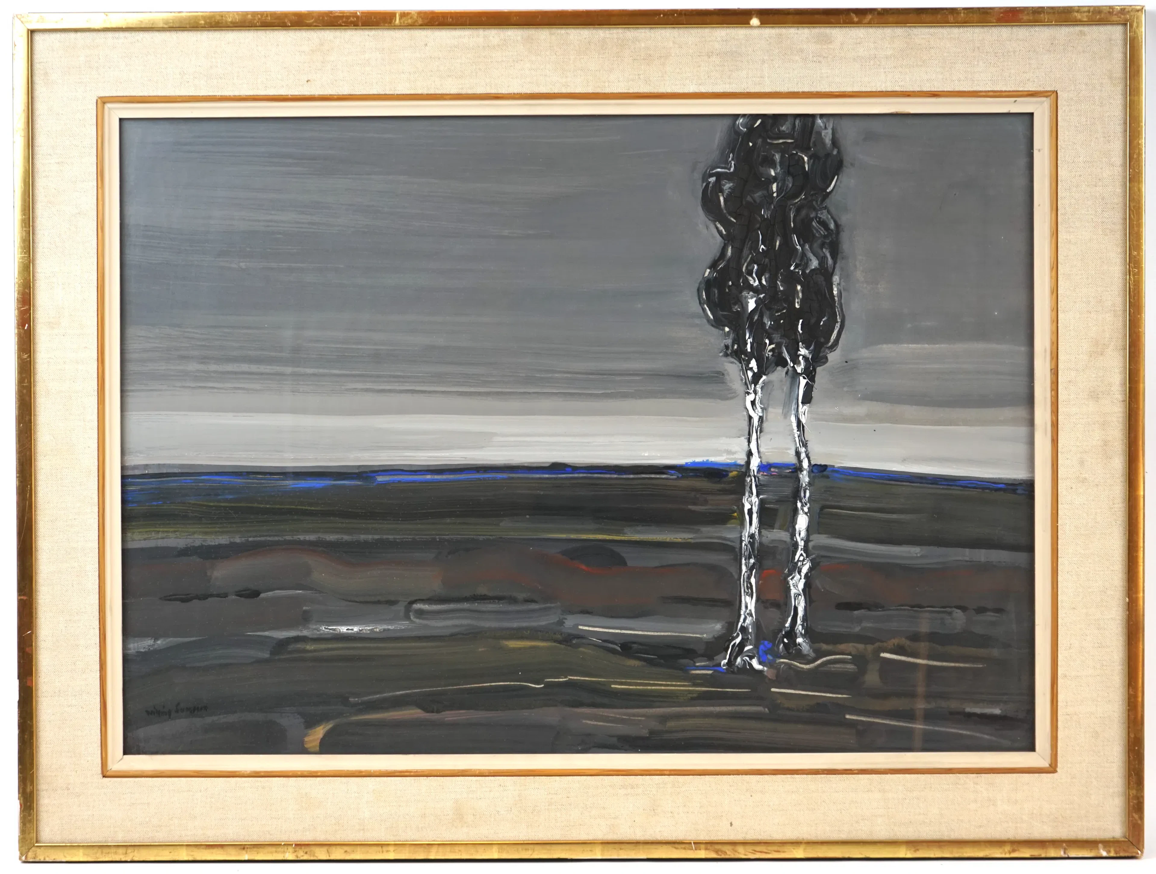 Wiking Svensson, Acryl, unterschrieben.