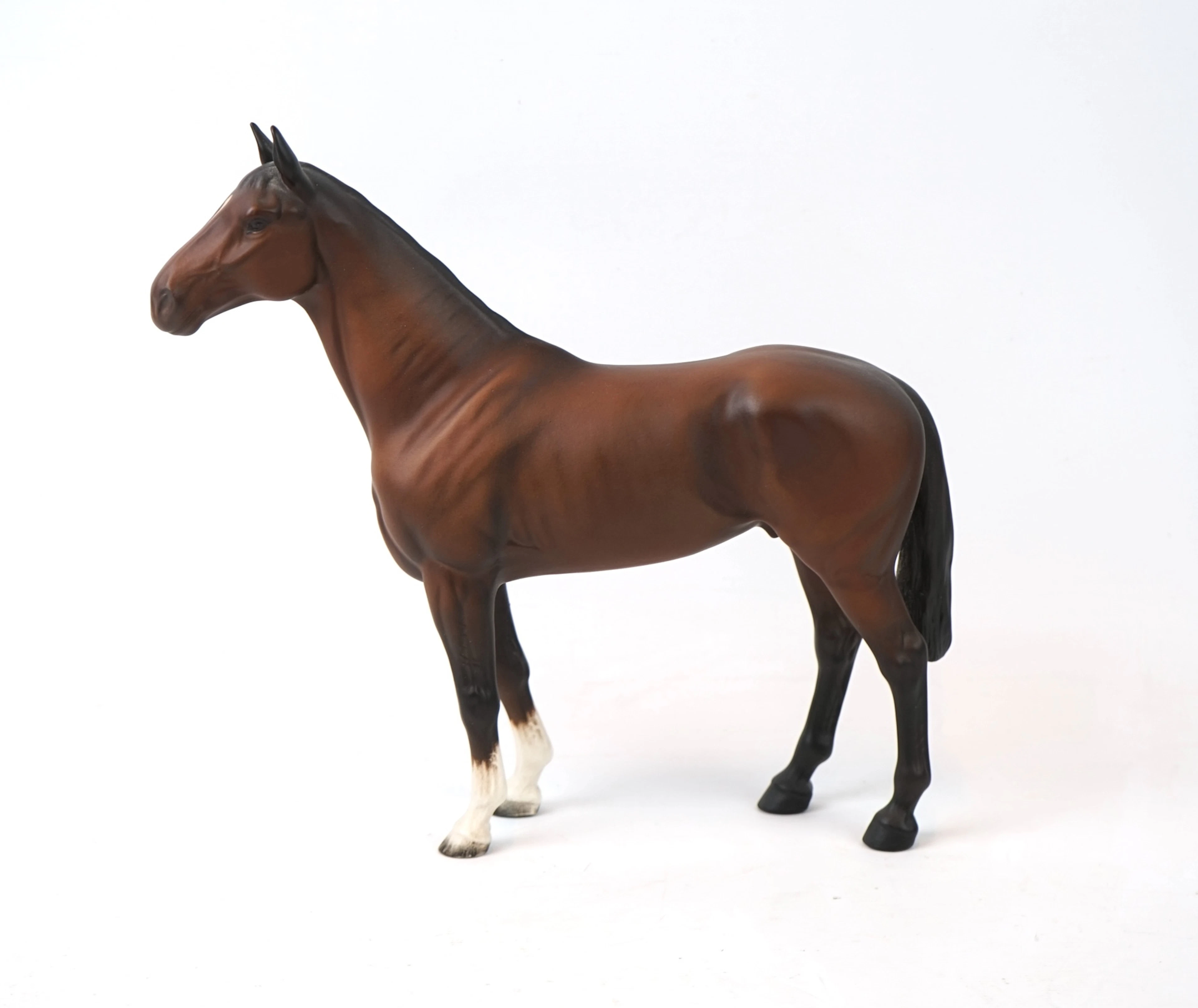 Figur, Porzellan, Pferd, ''The Winner'', Beswick, England.