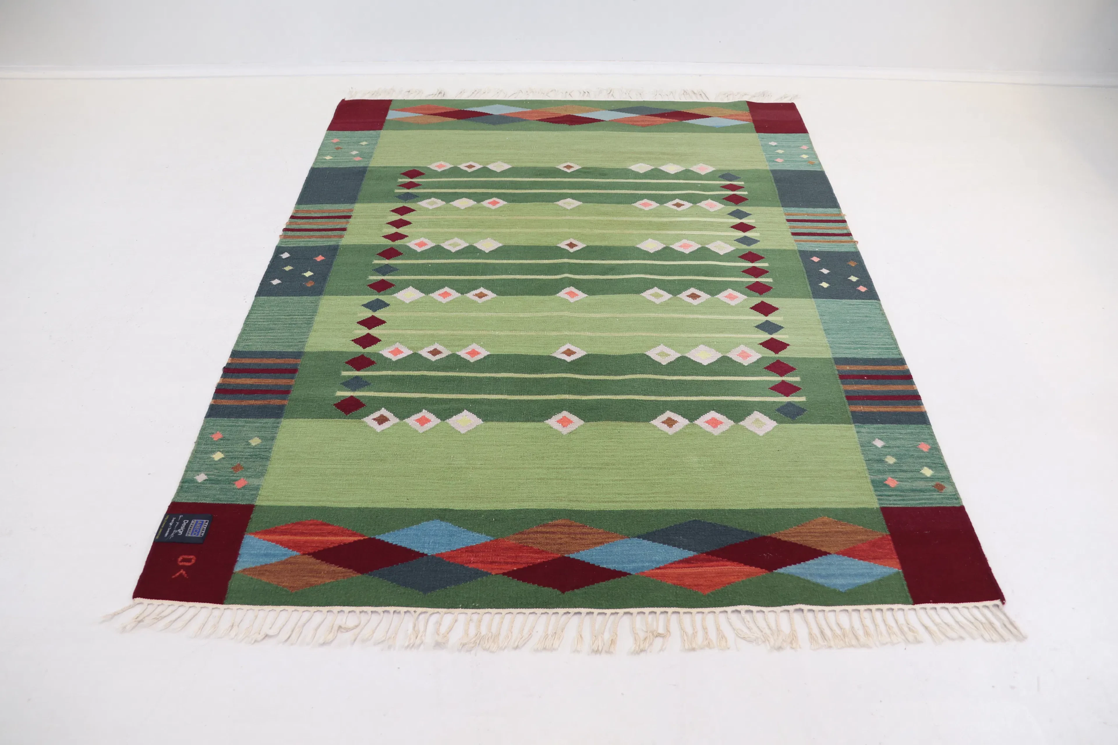 Anna-Johanna Ångström, alfombra, sábana de serbal, Axeco Design.