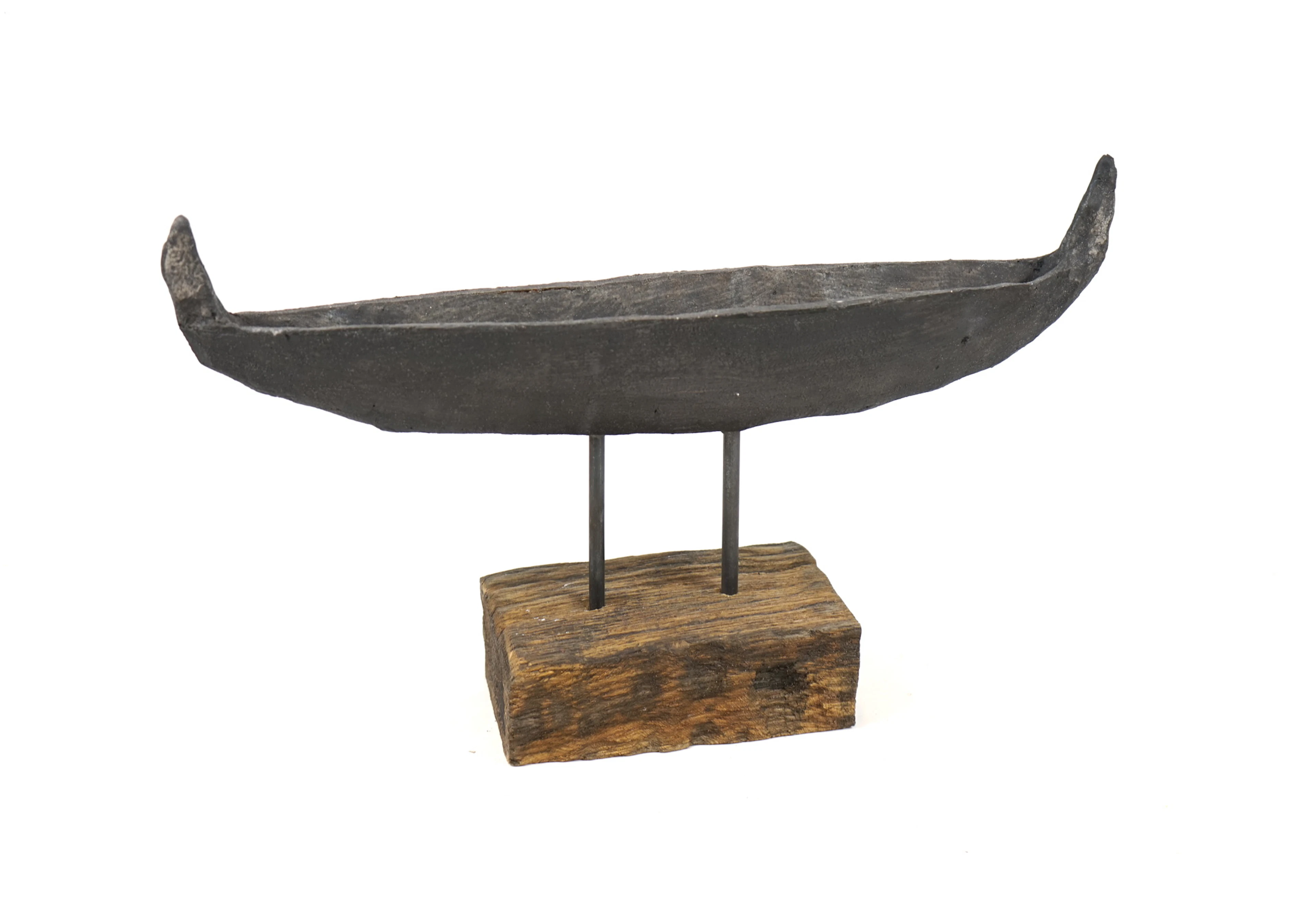 Artista no identificado, escultura, cerámica cocida con raku, sin firmar.