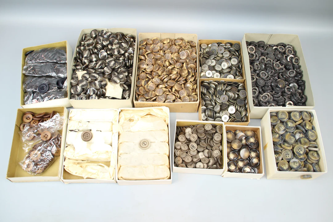 Buttons, one batch.