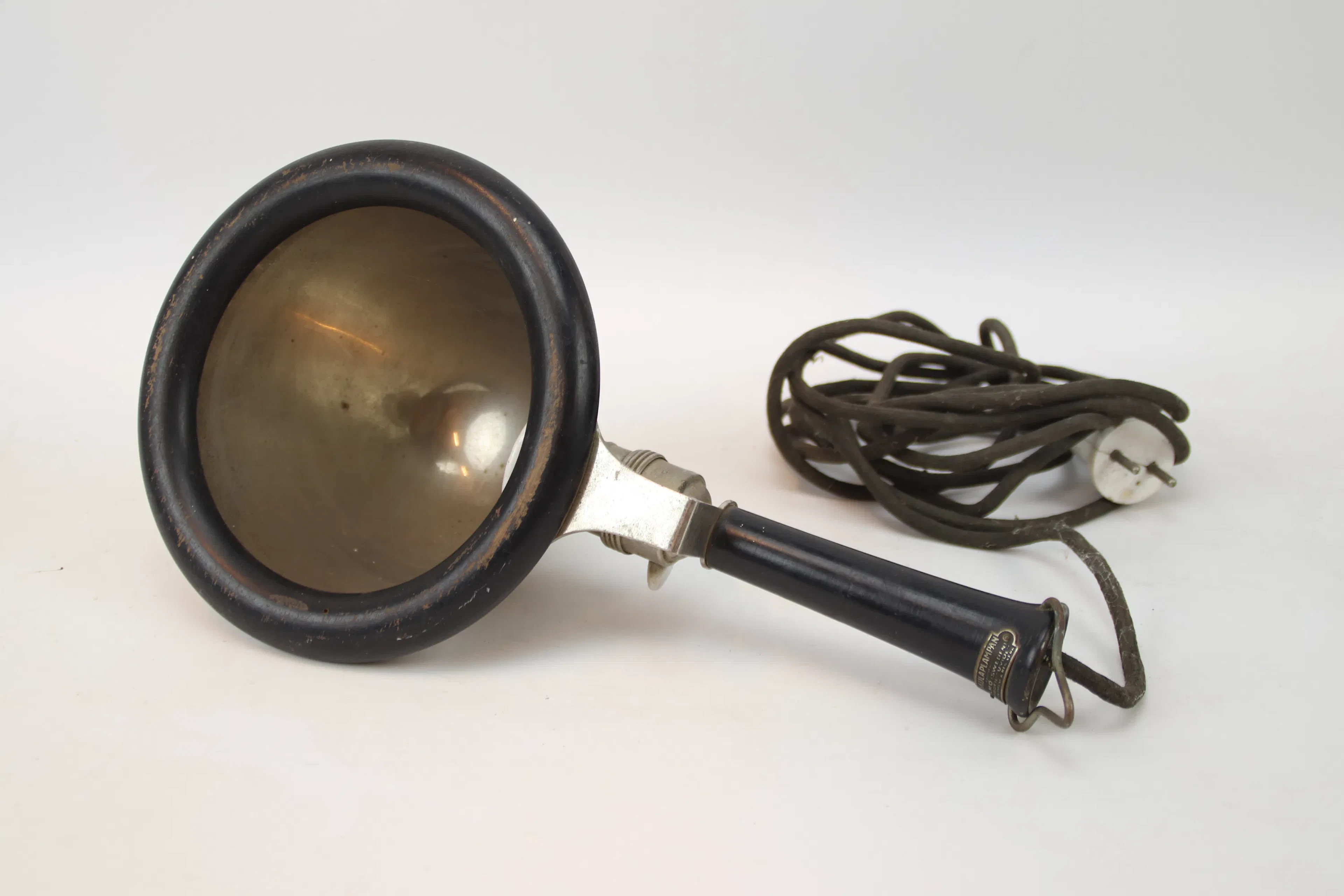 Heat lamp, Aeskula lamp, metal, Malmö, mid-1900s.
