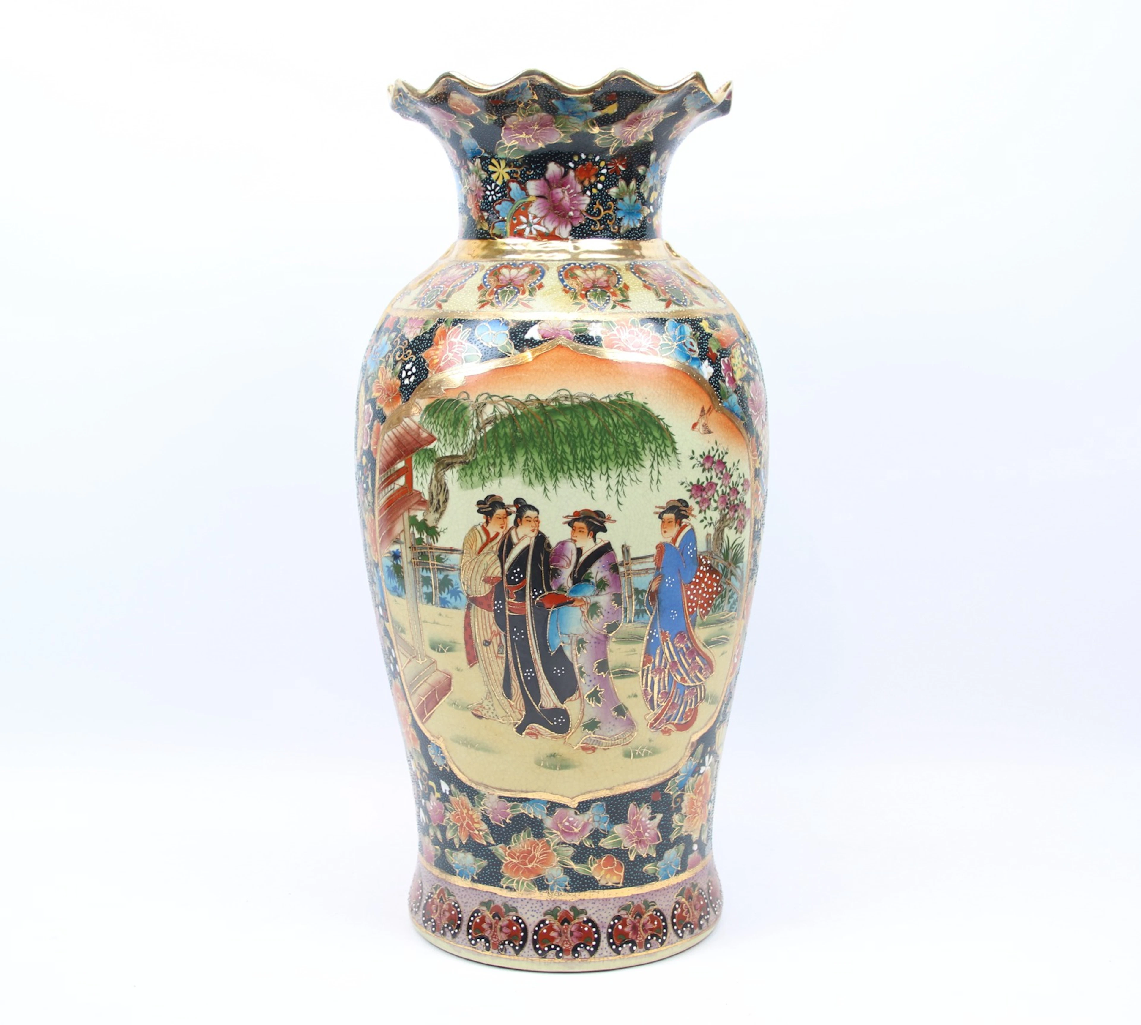 Bodenvase, Keramik, Japan.