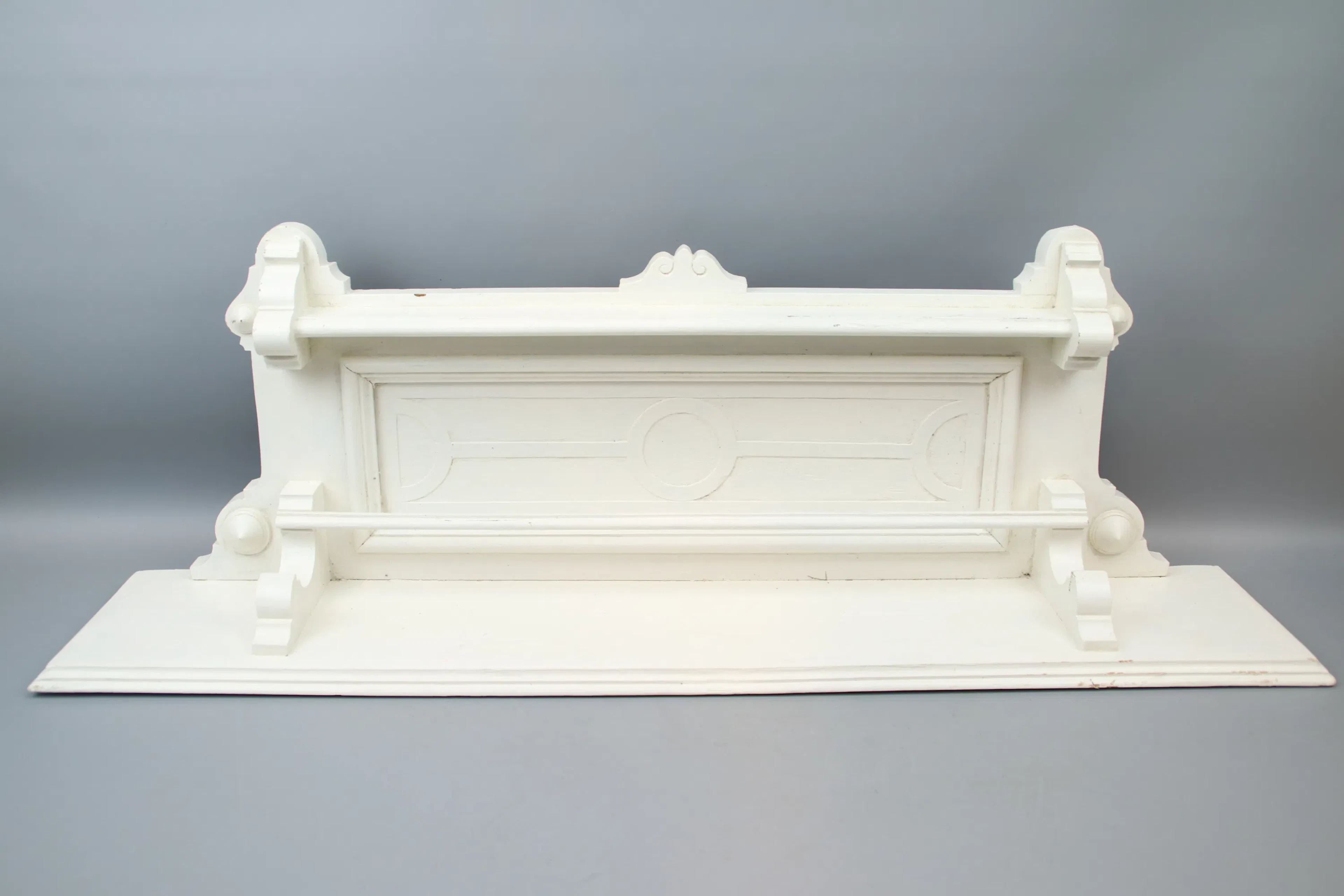 Wall shelf, wooden, painted.