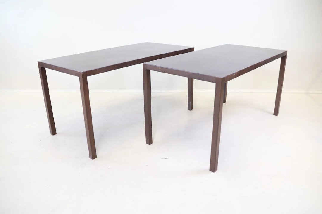 Table, 2 pcs, wooden.