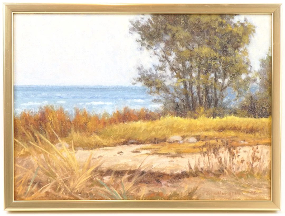 Rolf Hallengren, Öl auf Leinwand, signiert, 1986.