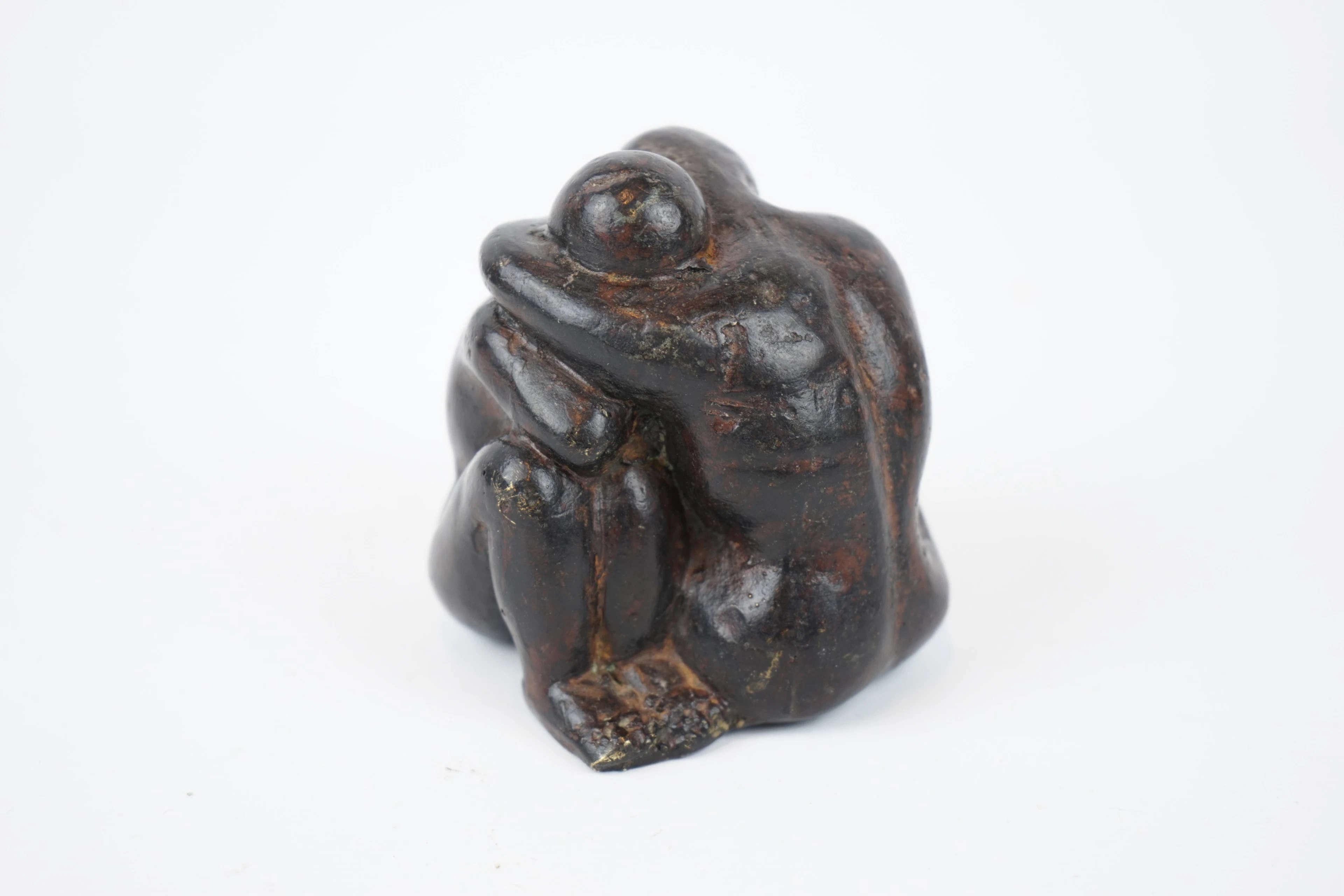 Scultura/fermacarte, bronzo.
