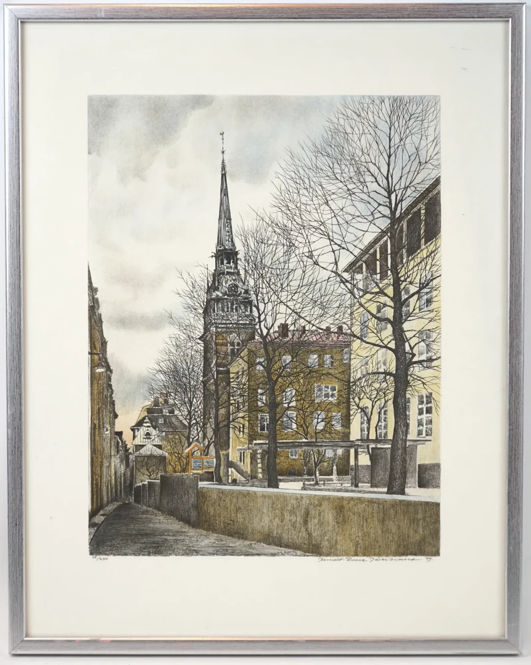Kenneth Rune Jäverbrant, lithograph 25/250, signed, 1979.