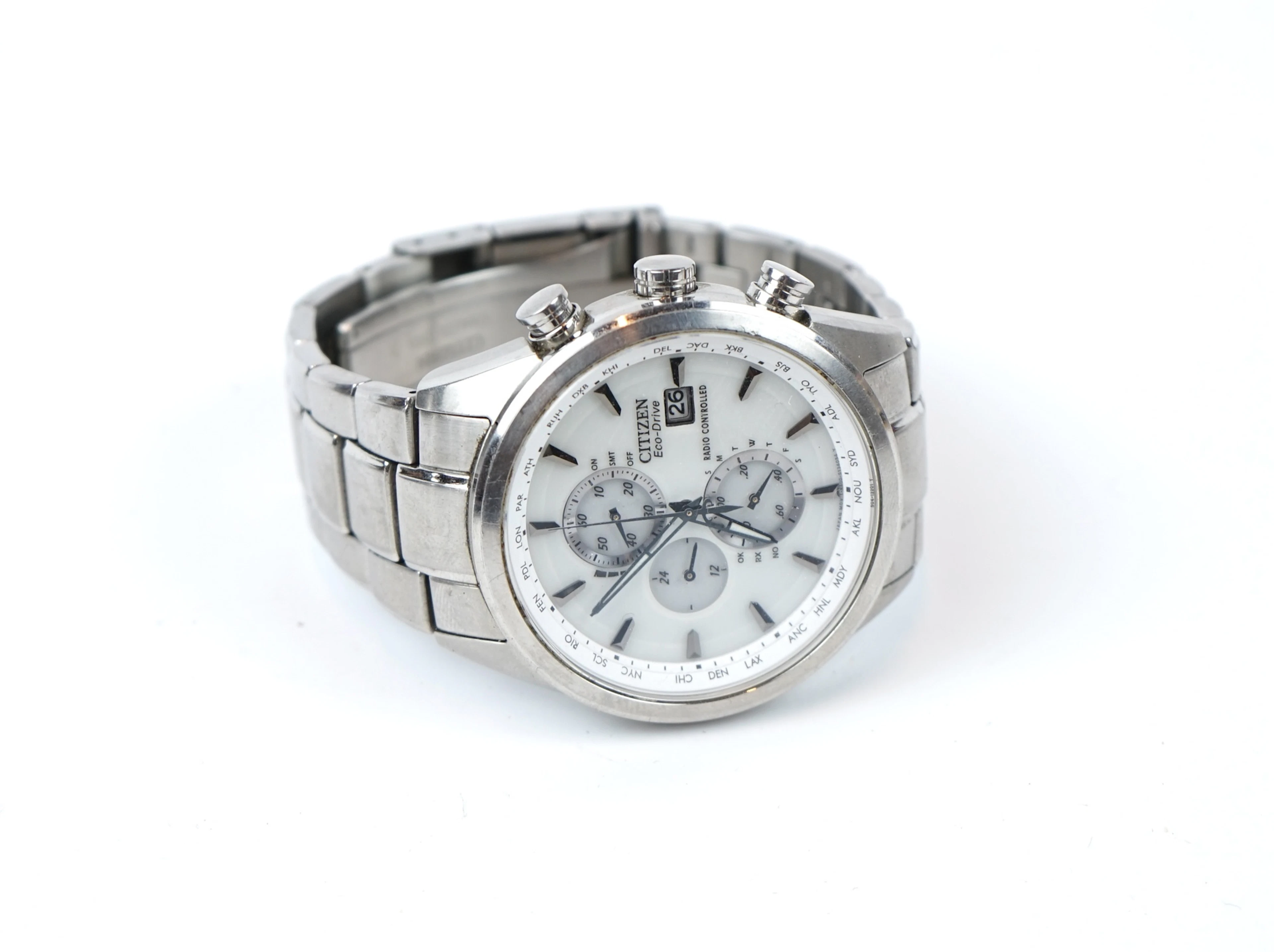 Reloj de pulsera, hombre, Citizen Eco-Drive, Radio controlado.