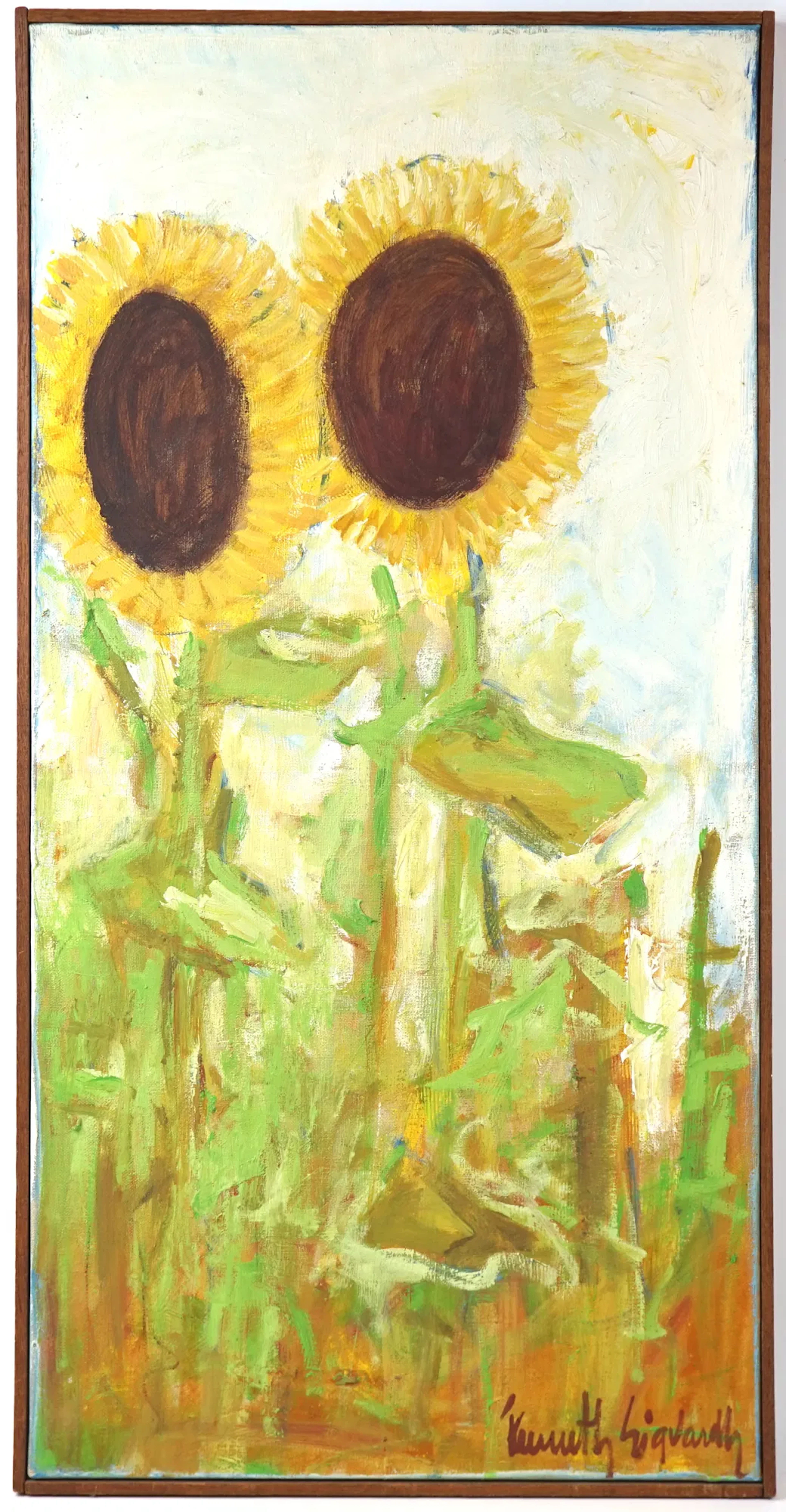 Kenneth Sigvardh, olio su tela, firmato.