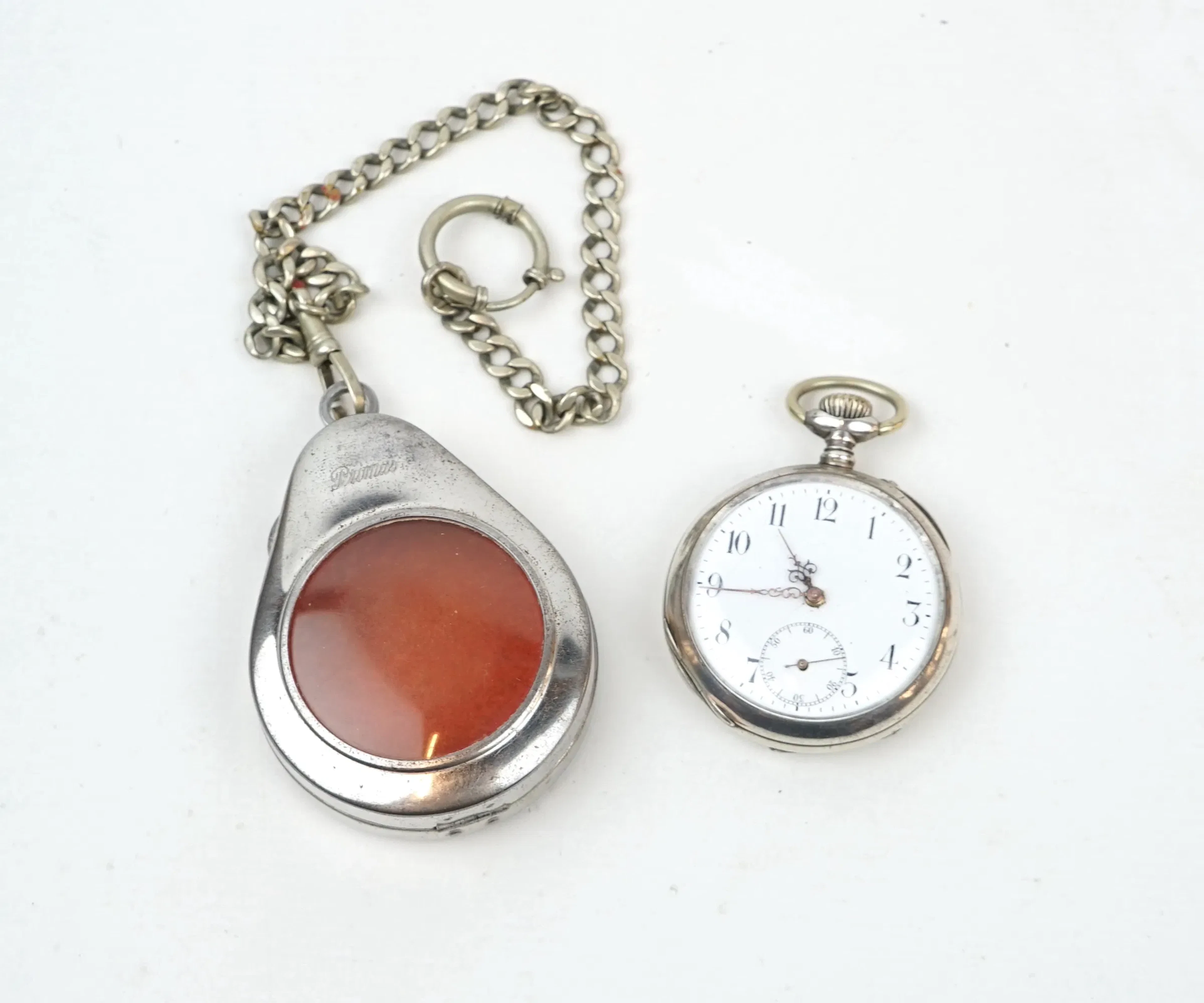 Orologio da tasca, cassa d'argento.