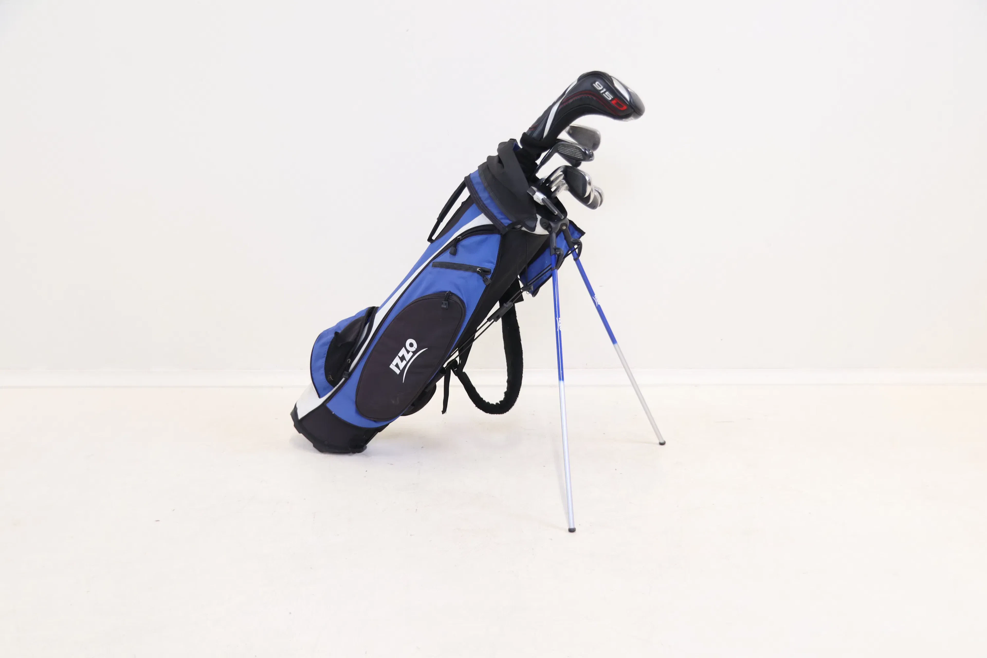 Set de golf de hombre, grafito y bolsa de golf.