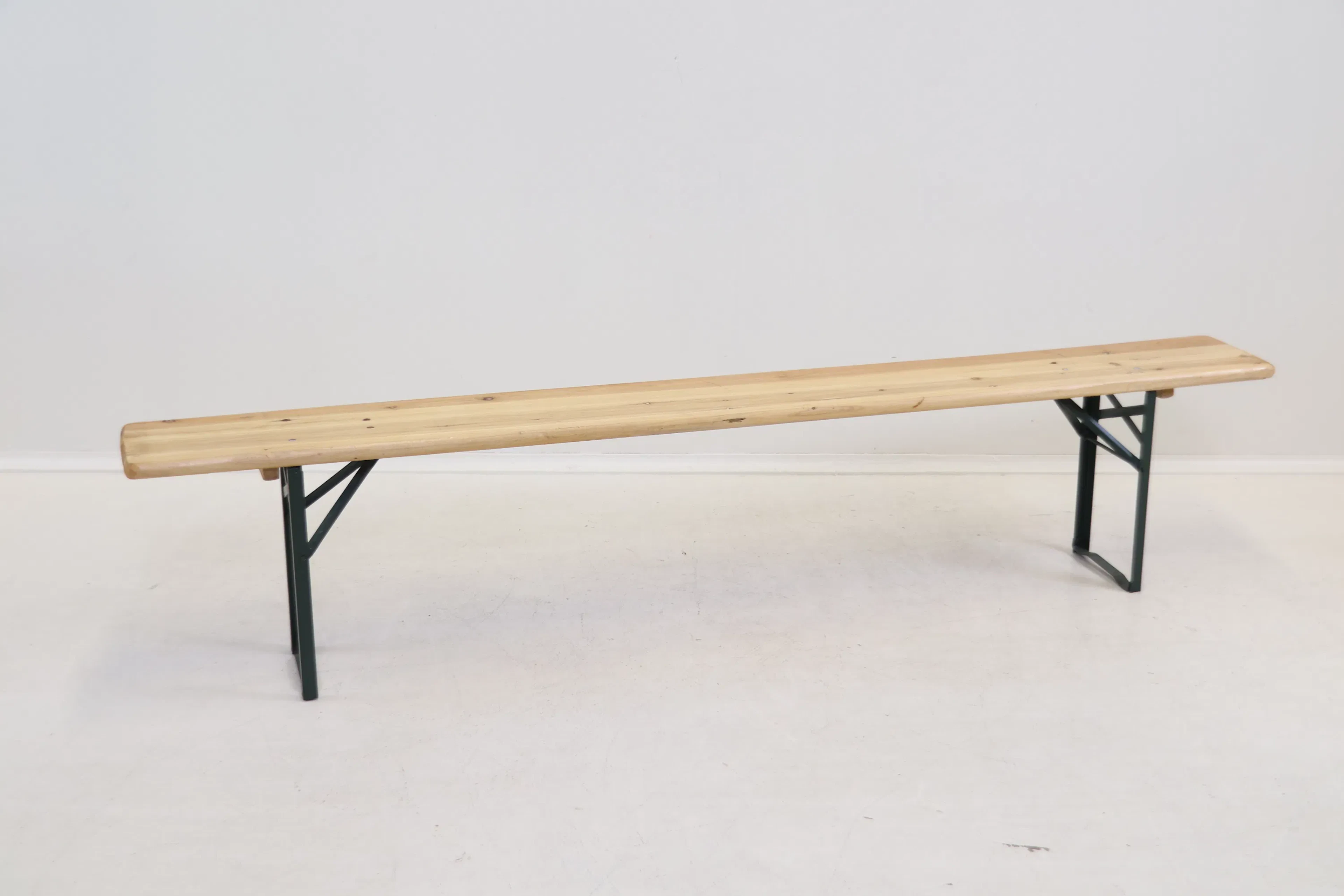 Bench, foldable, wood/metal, Harald Nyborg.