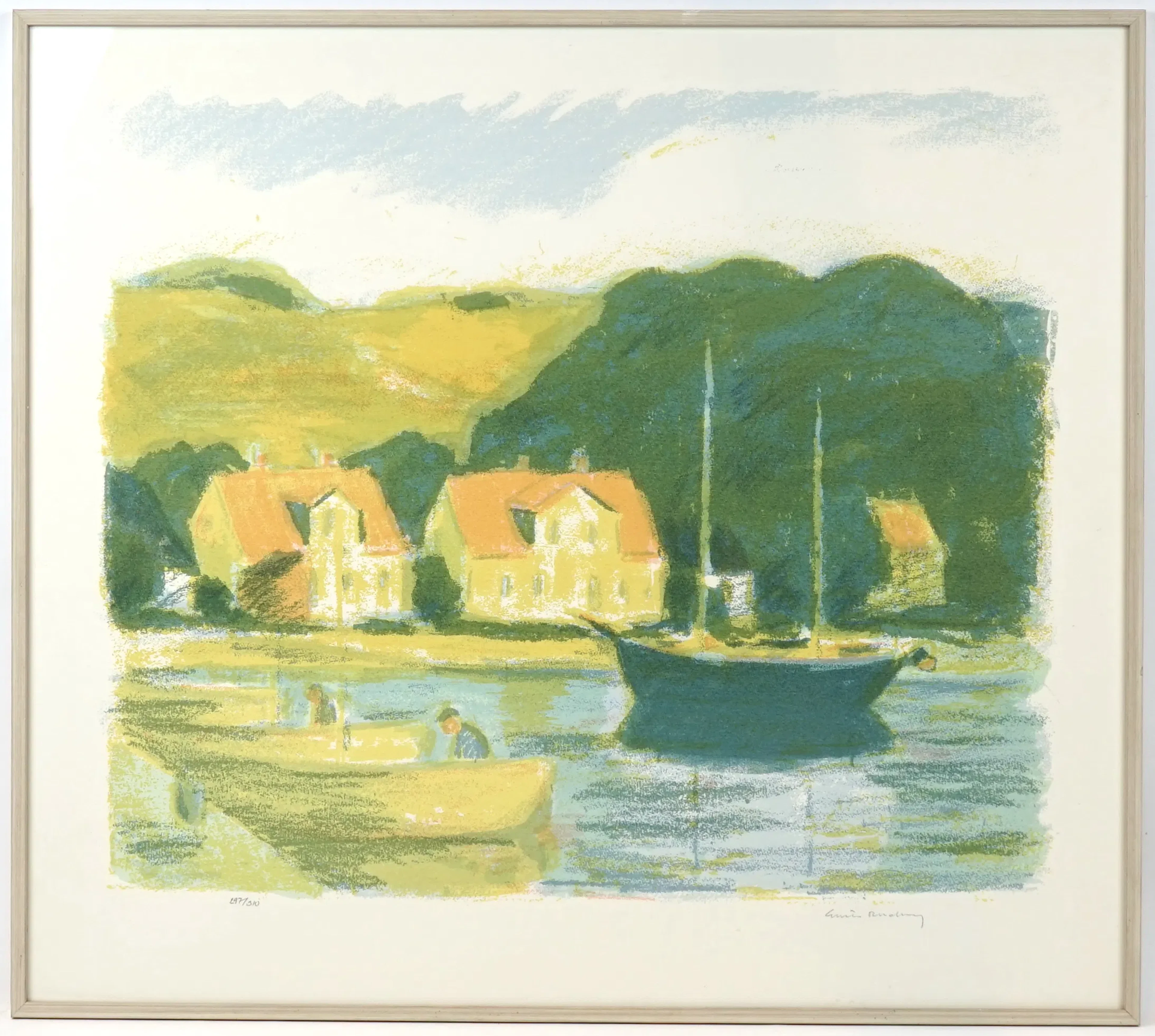 Gustav Rudberg, litografía 297/310, firmada.