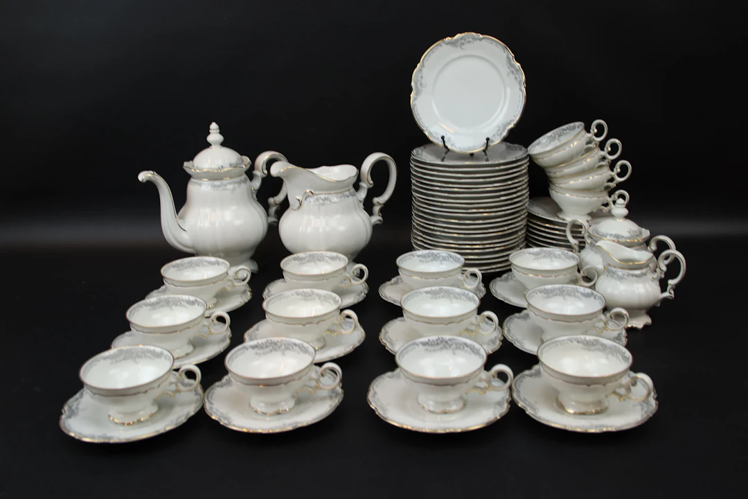 Coffee set, 43 pieces, porcelain, Hutschenreuther Selb.