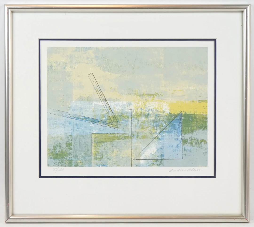 Anders Österlin, lithograph 99/120, signed.