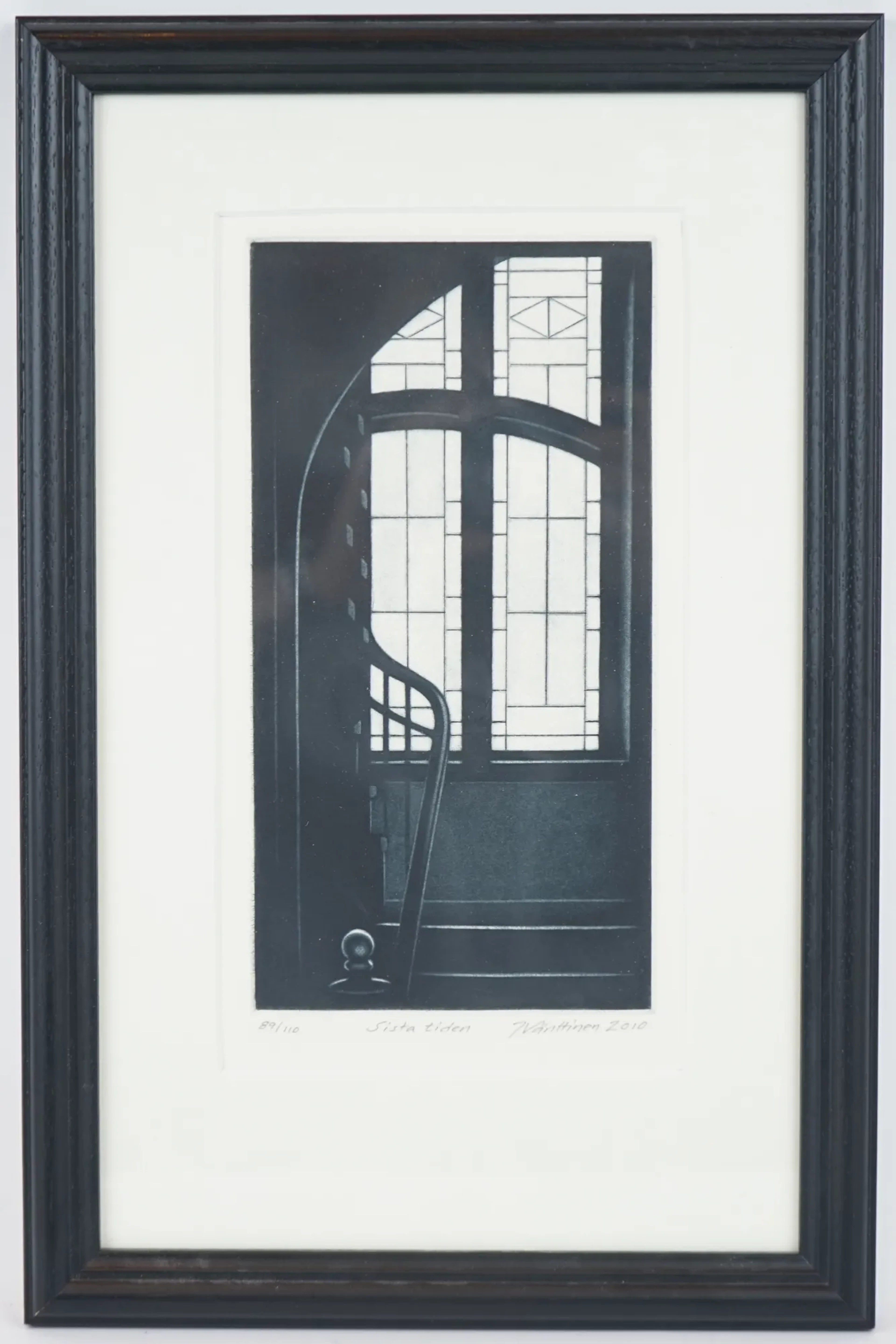 Jukka Vänttinen, « Les derniers jours », eau-forte 89/110, signée en 2010.