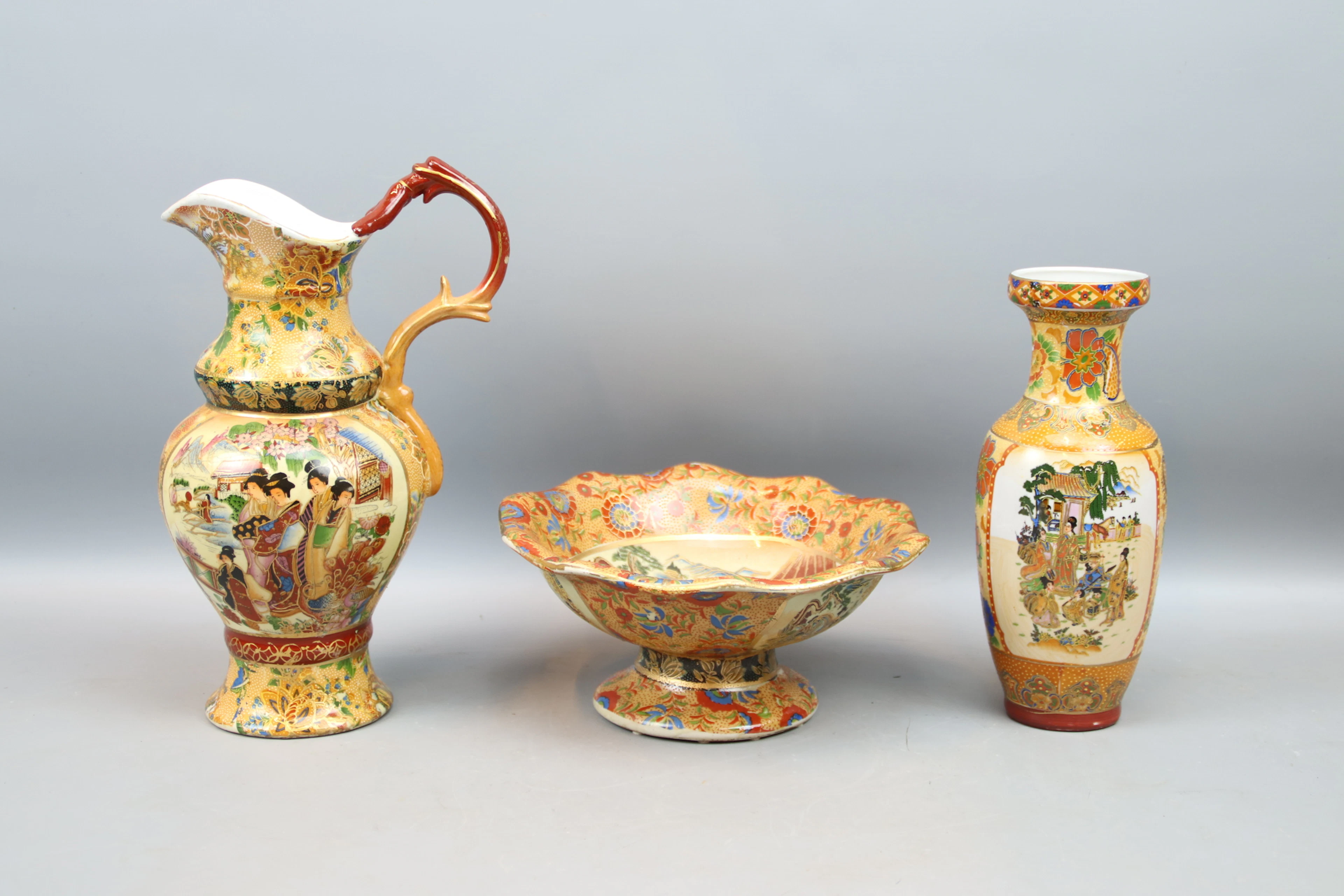 Krug, Schale, Vase, Porzellan, Asien.