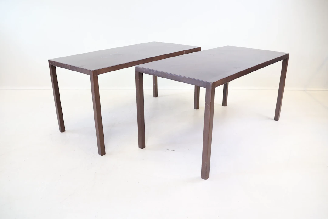 Table, 2 pcs, wooden.