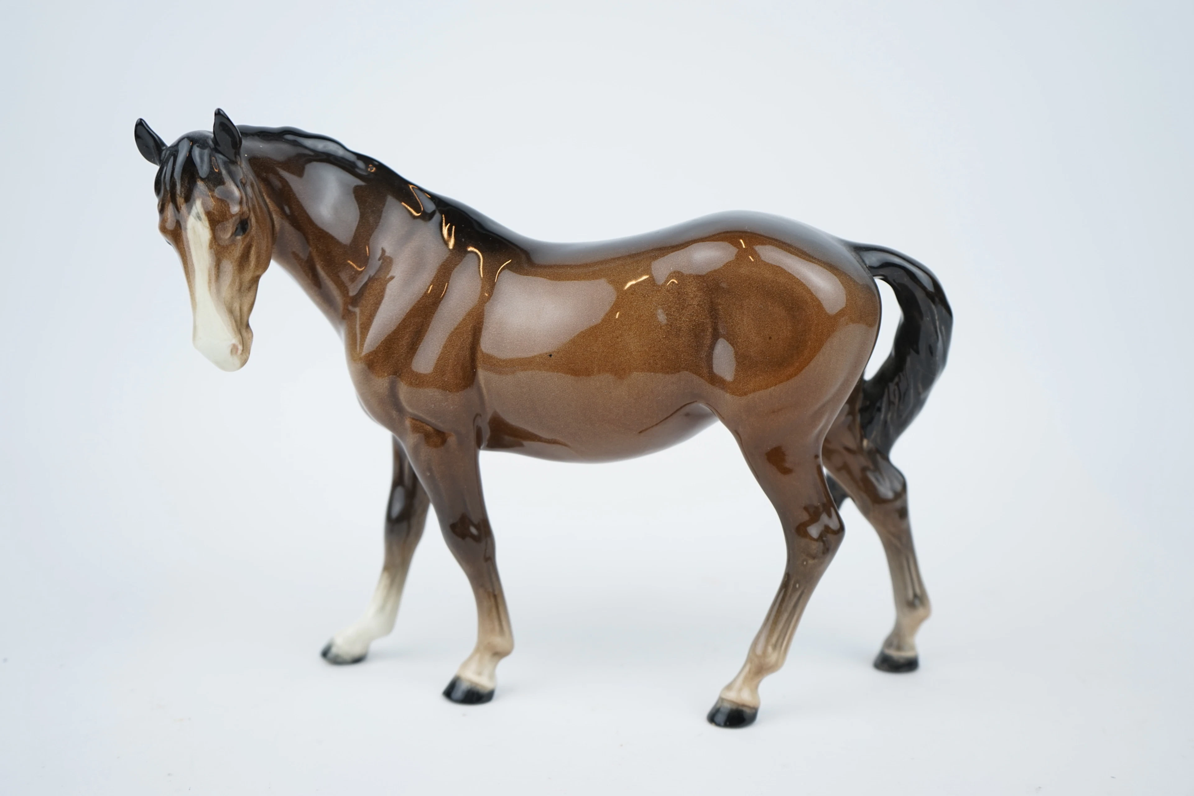 Figur, Pferd, Porzellan, Beswick, England.