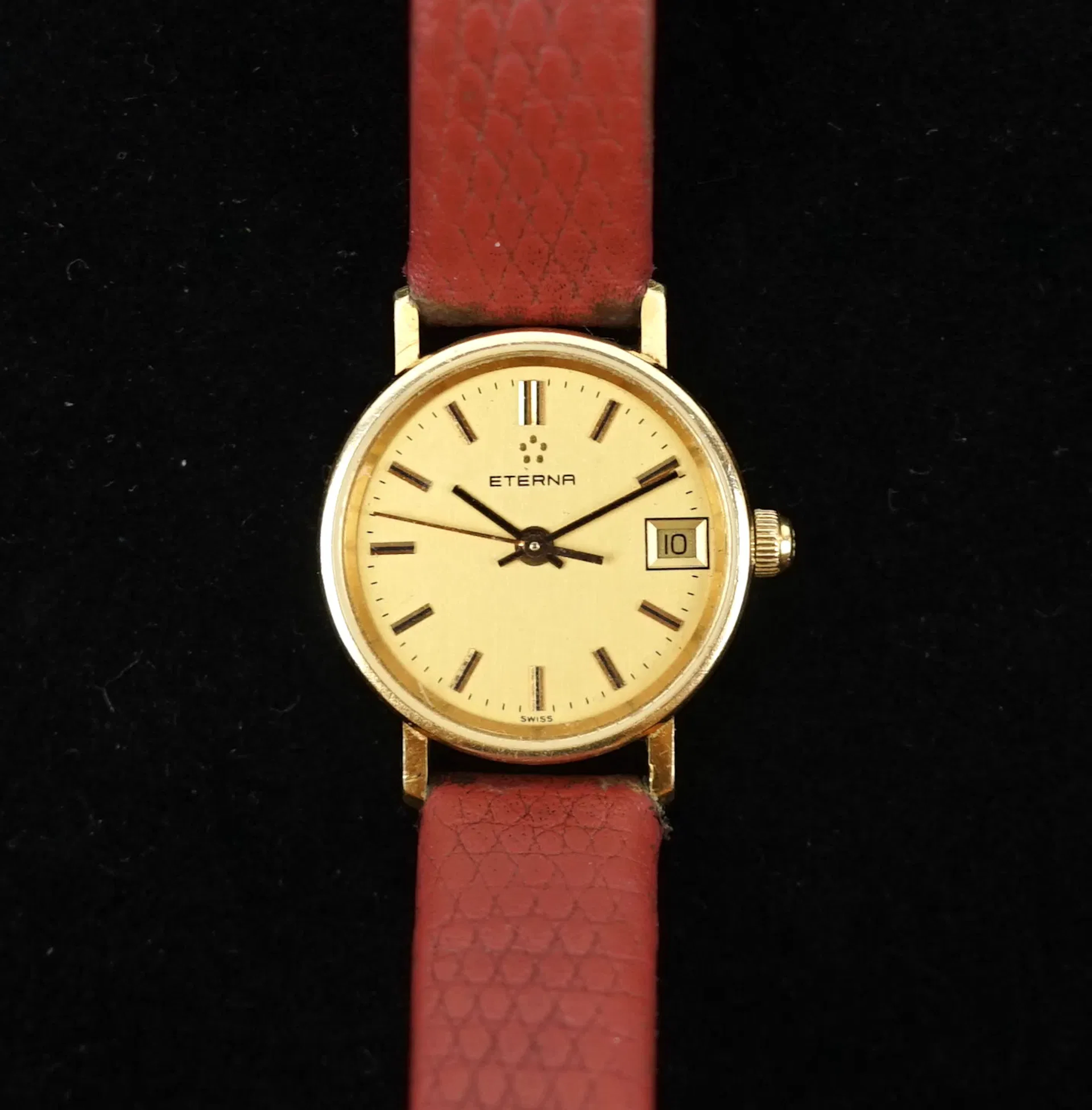 Orologio da polso, donna, oro 14K, Eterna.
