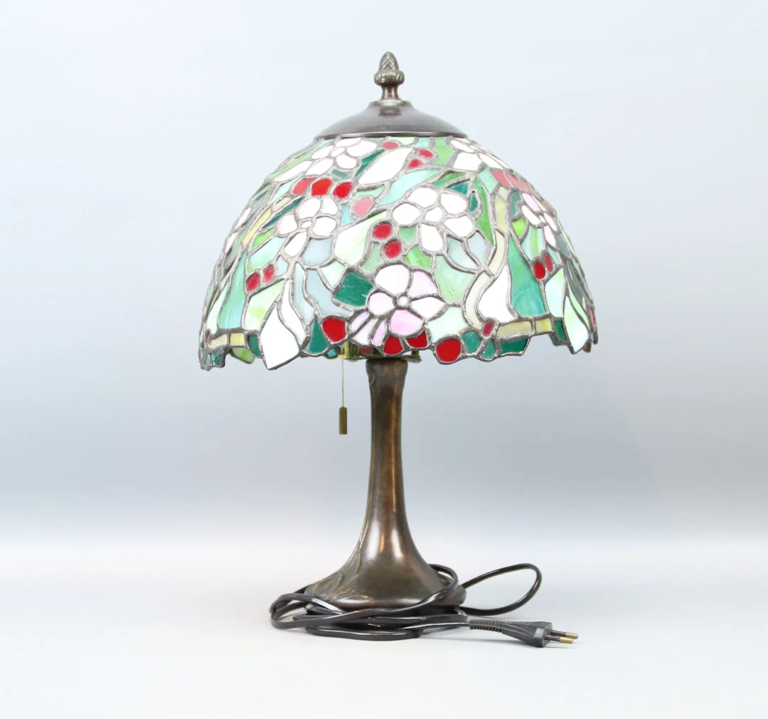 Lampe de bureau, style Tiffany.