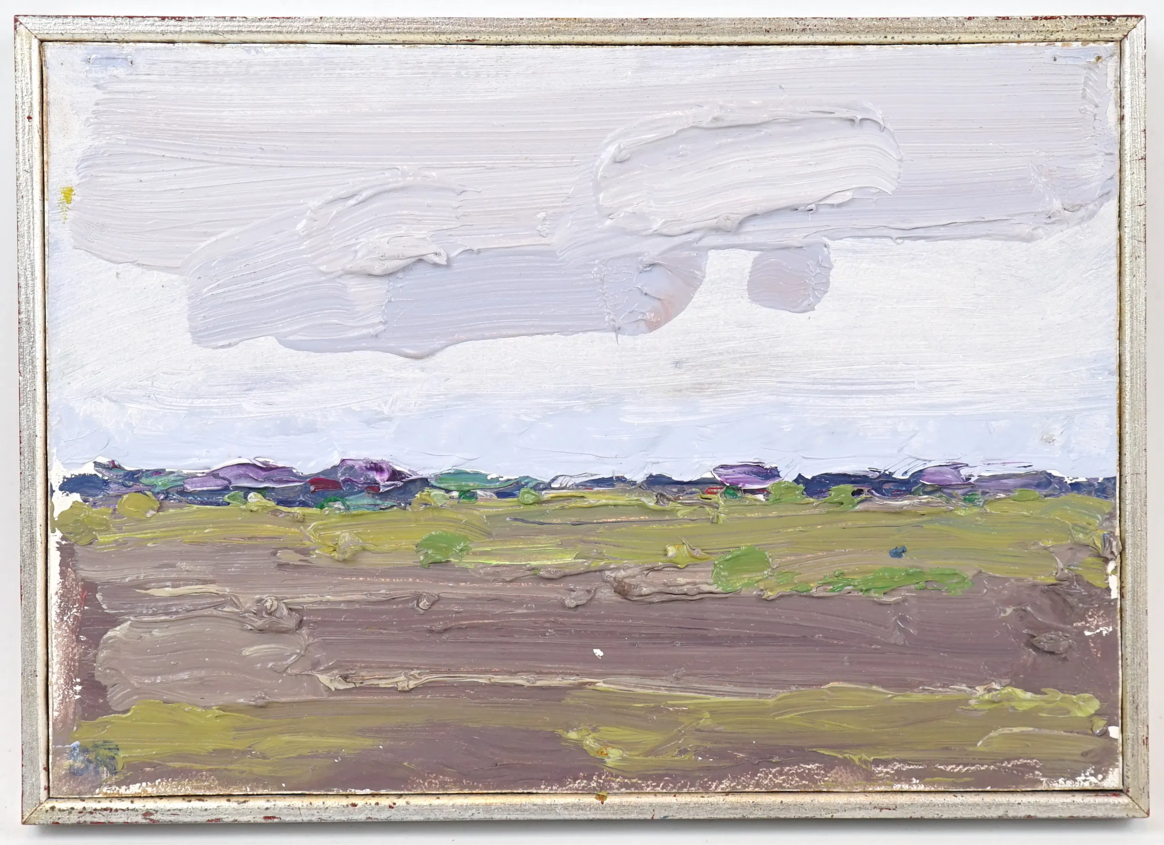 Sten Oscar Rundgren, ''Autunno'', olio su tavola, monogramma, 1993.