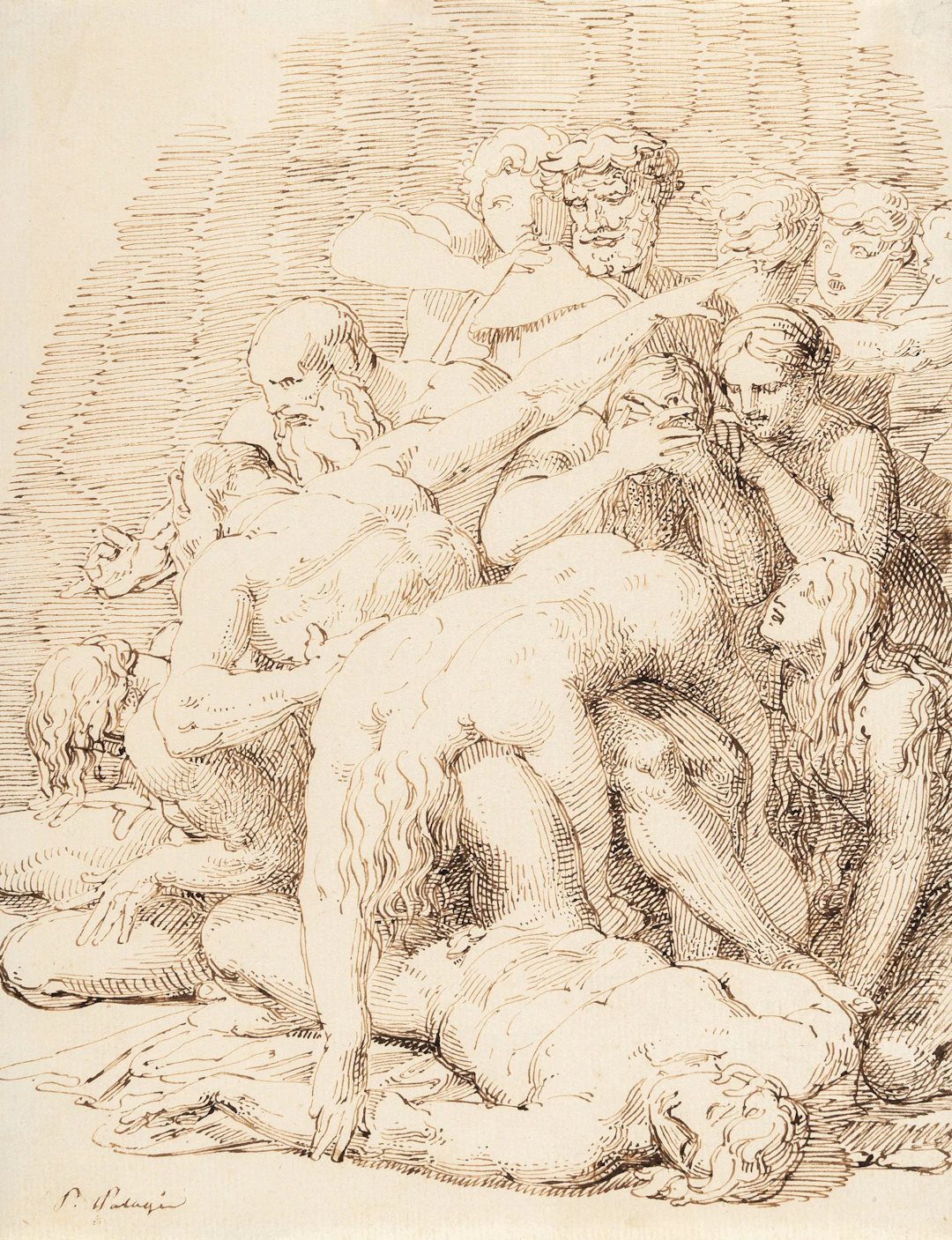 The Massacre of the Men on Lemnos Filippo Pelagio Palagi