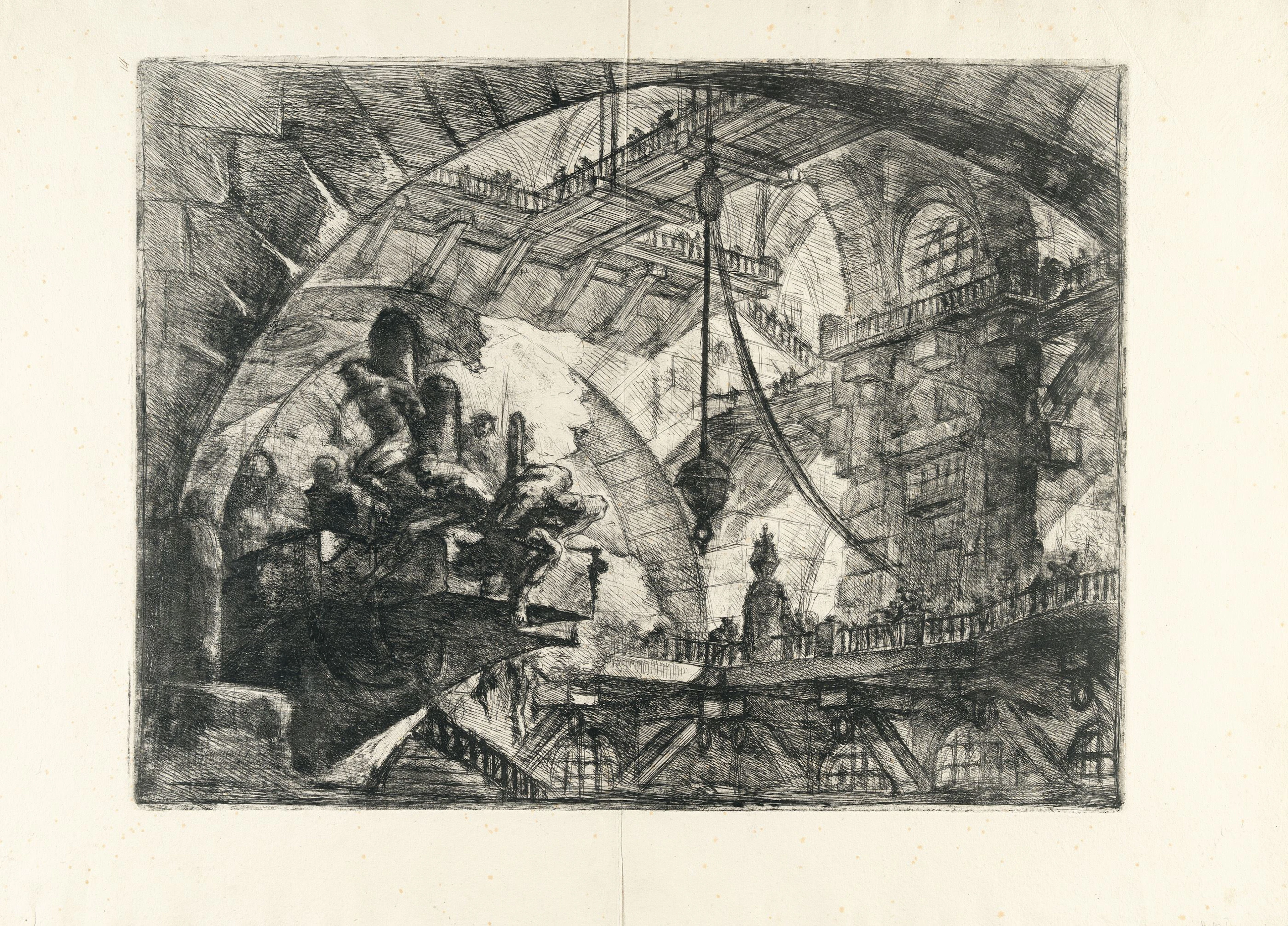 Prisoners on a Projecting Platform, from: Carceri d'Invenzione Giovanni