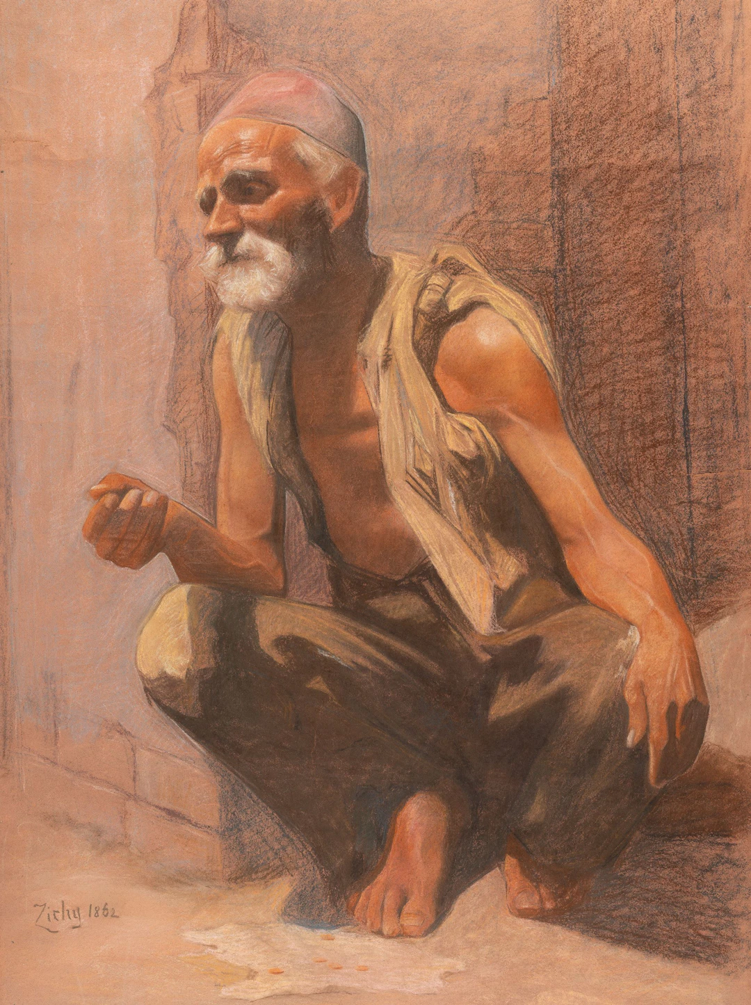 Caucasian Beggar Mihály von Zichy