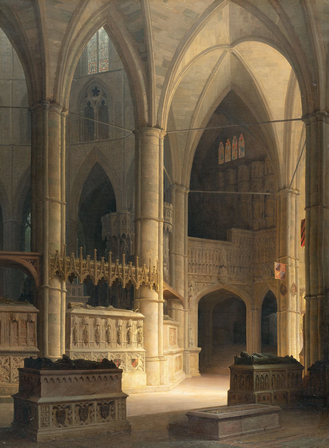 Interior of Westminster Abbey Max Emanuel Ainmiller
