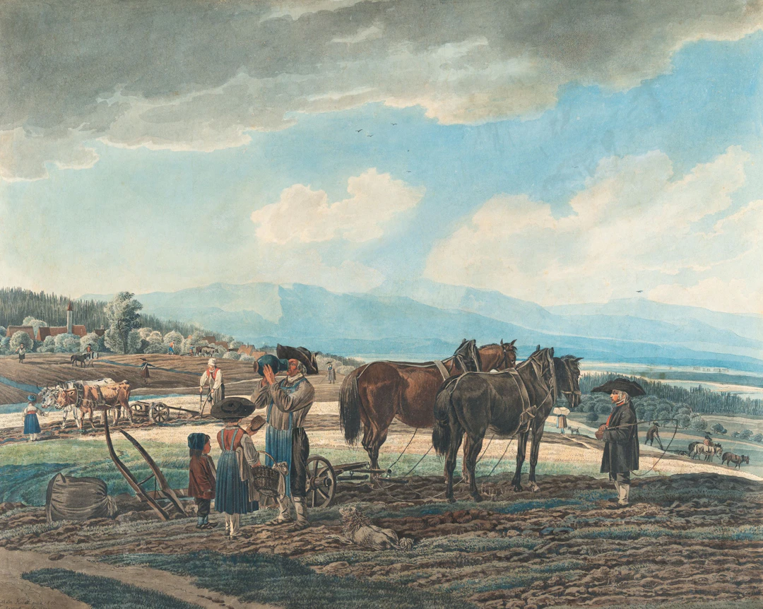 Rast auf dem Felde (Rest in the Fields) Adam von Bartsch