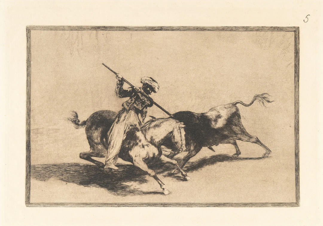 Three plates: La Tauromaquia (2) - Los Desastres de la Guerra (1)