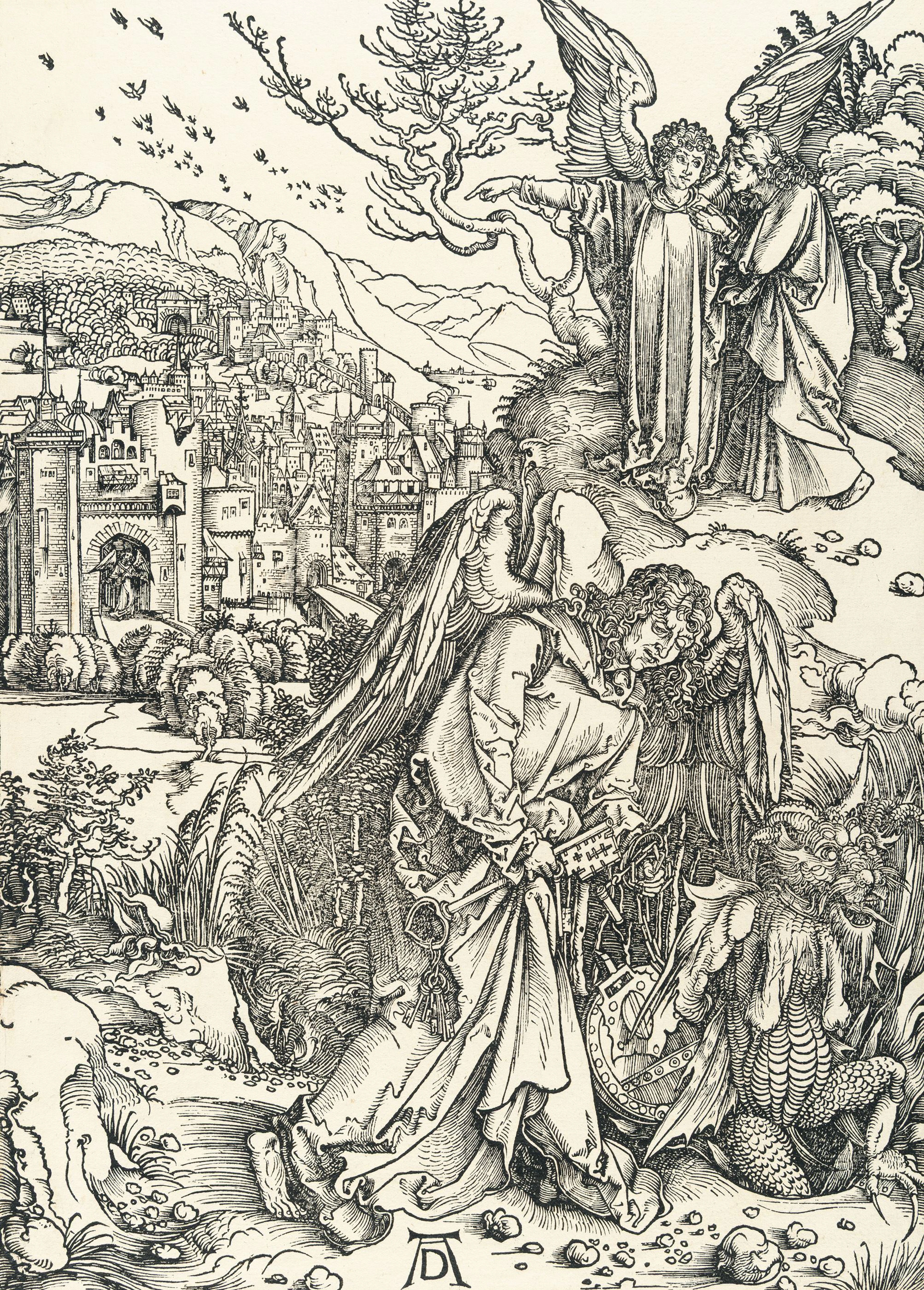 The Angel with the Key to the Bottomless Pit, from: The Apocalypse