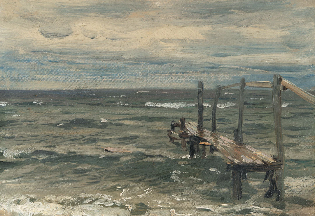 Landing stage with a high height Eugen Dücker
