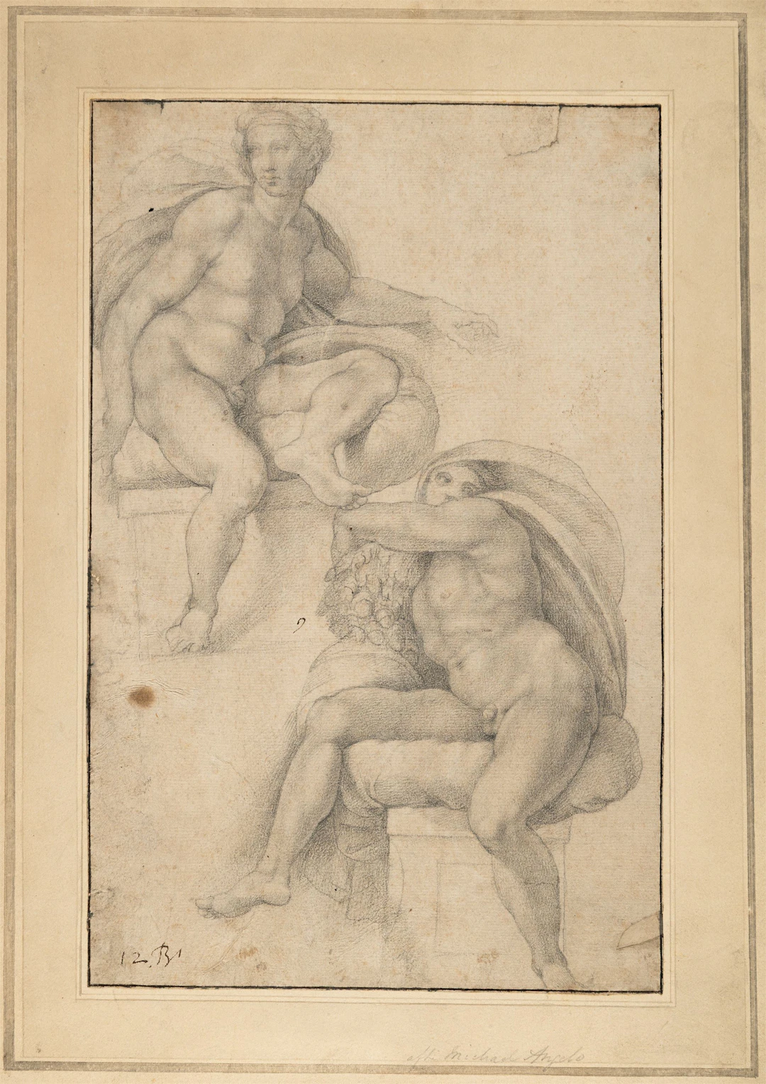 Ignudi Michelangelo Buonarroti (Umkreis)