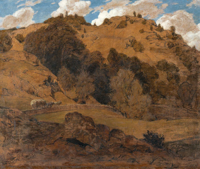 Hilly Landscape Hans Thoma