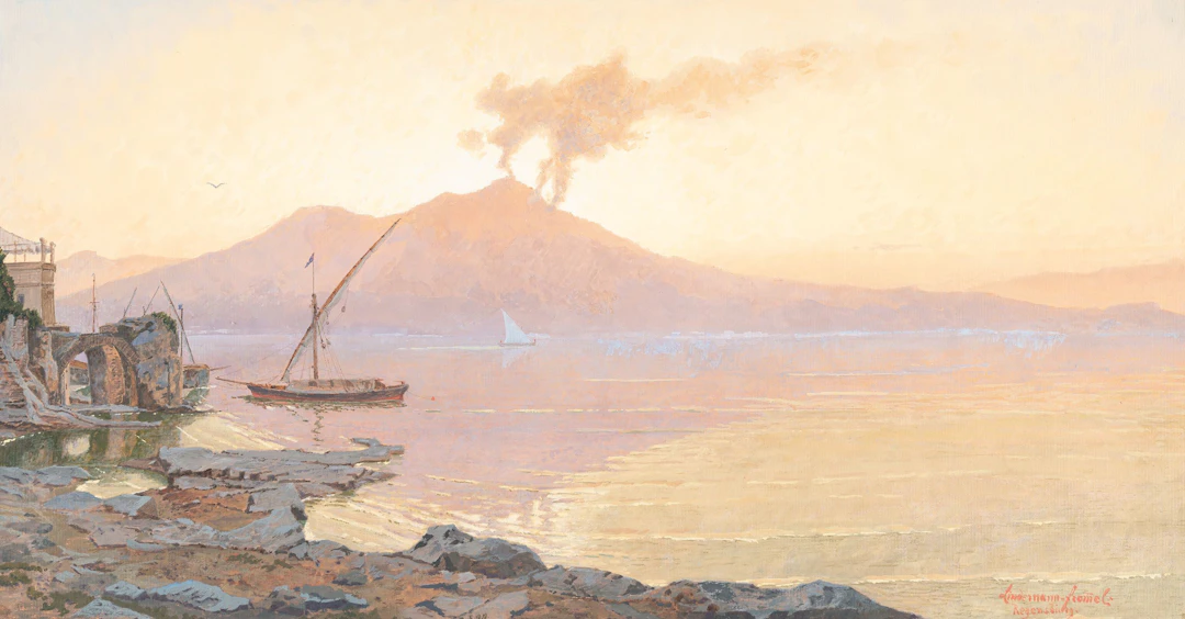 Vesuvius at Sunrise Karl Lindemann-Frommel