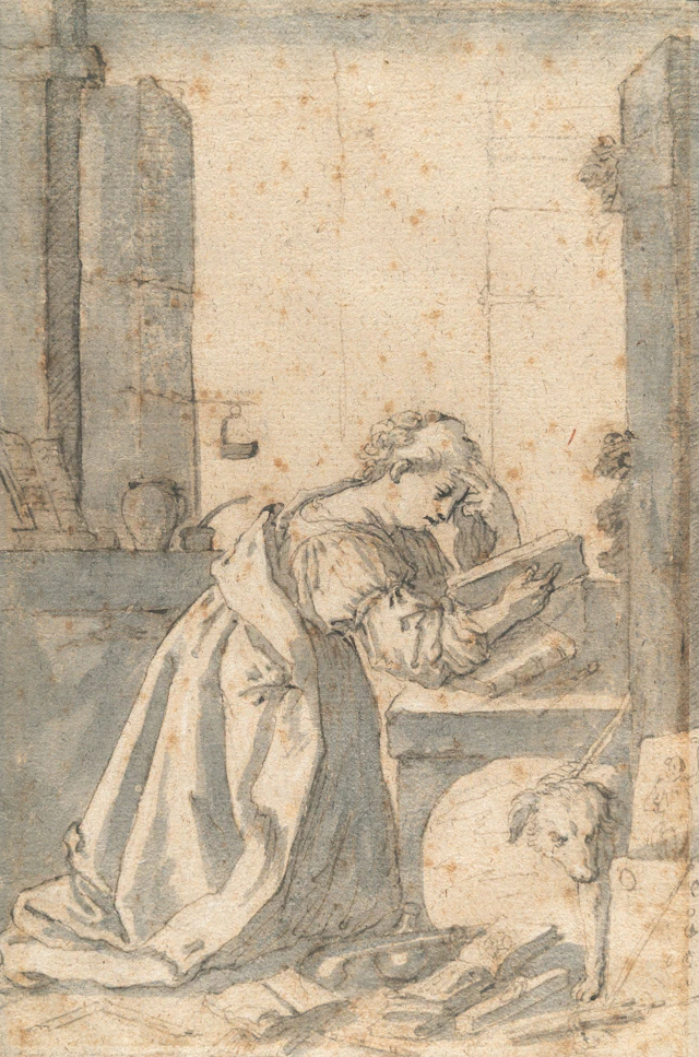 Melancholia Domenico Fetti (Umkreis)