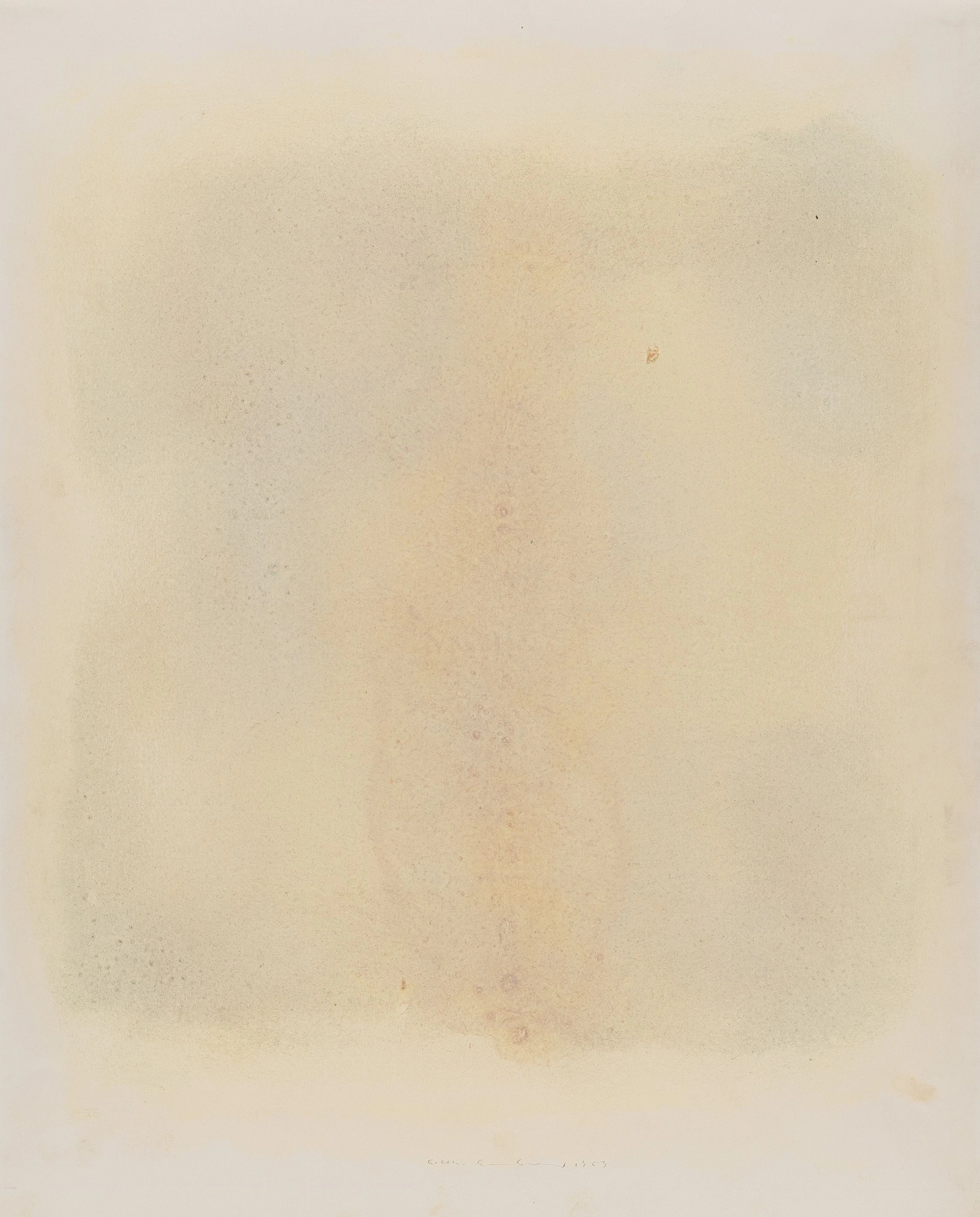 Ohne Titel (Schwammgouache) Gotthard Graubner