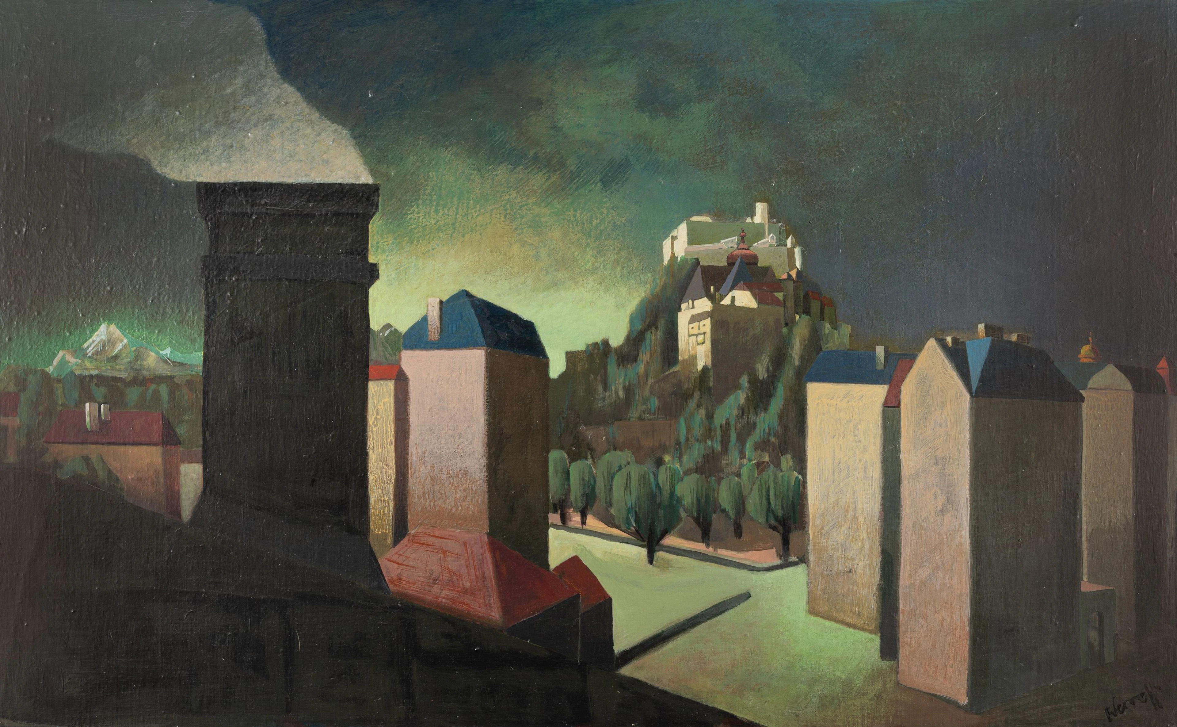 Salzburg (Blick vom Künstlerhaus auf die Festung) Werner Froemel