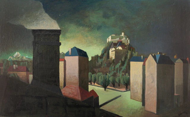 Salzburg (Blick vom Künstlerhaus auf die Festung) Werner Froemel
