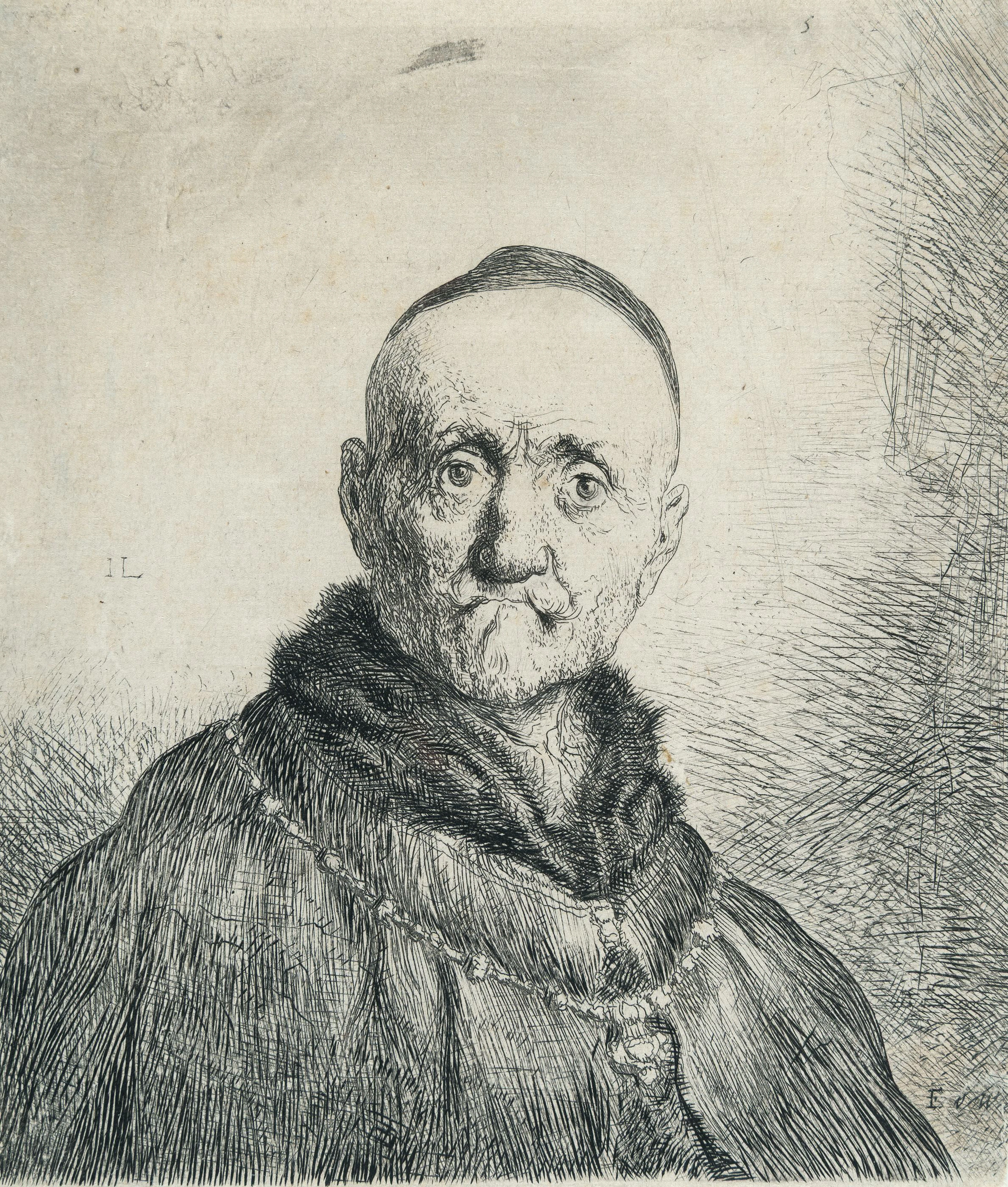 Bust of an Oriental Man in Front Jan Lievens