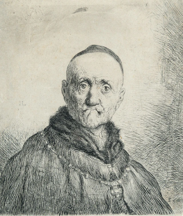 Bust of an Oriental Man in Front Jan Lievens