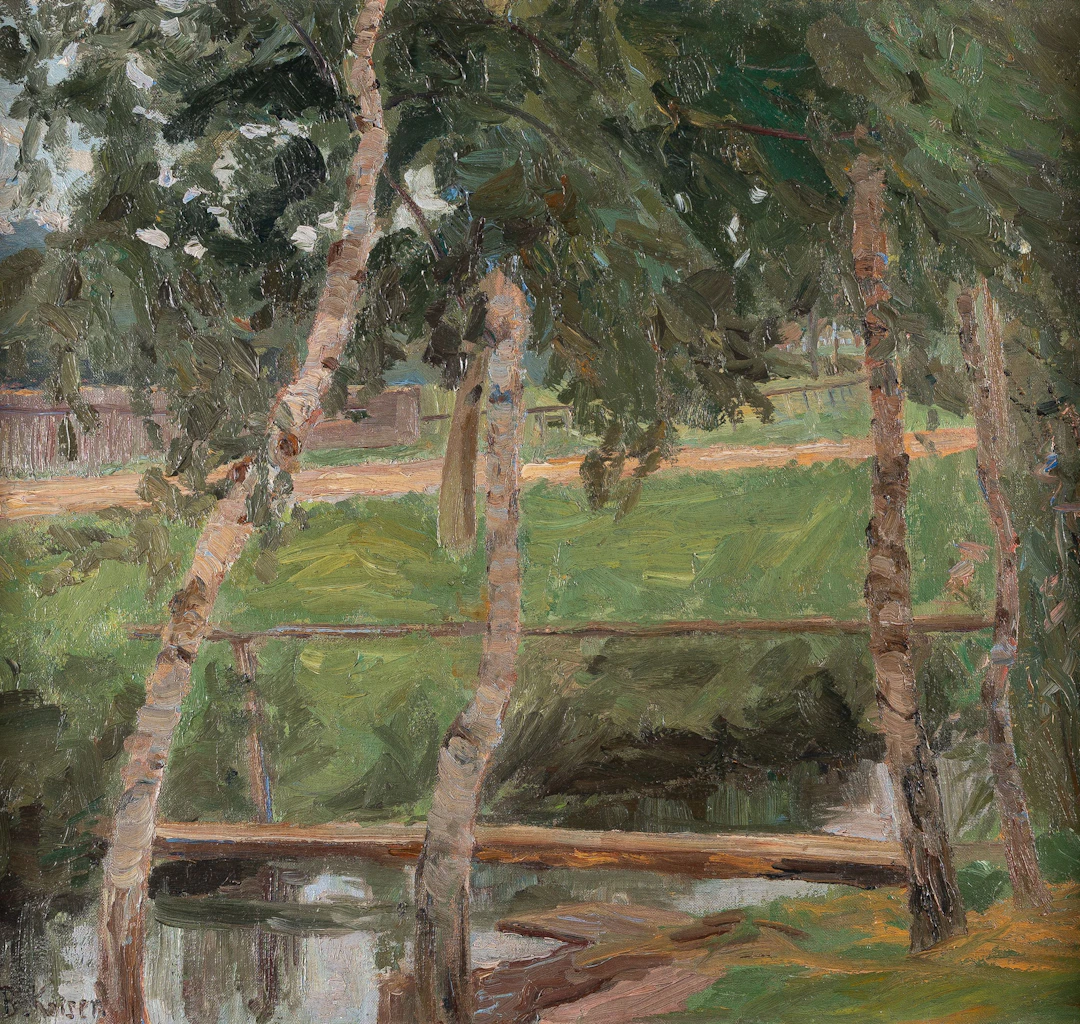 Birkenlandschaft Berta Kaiser